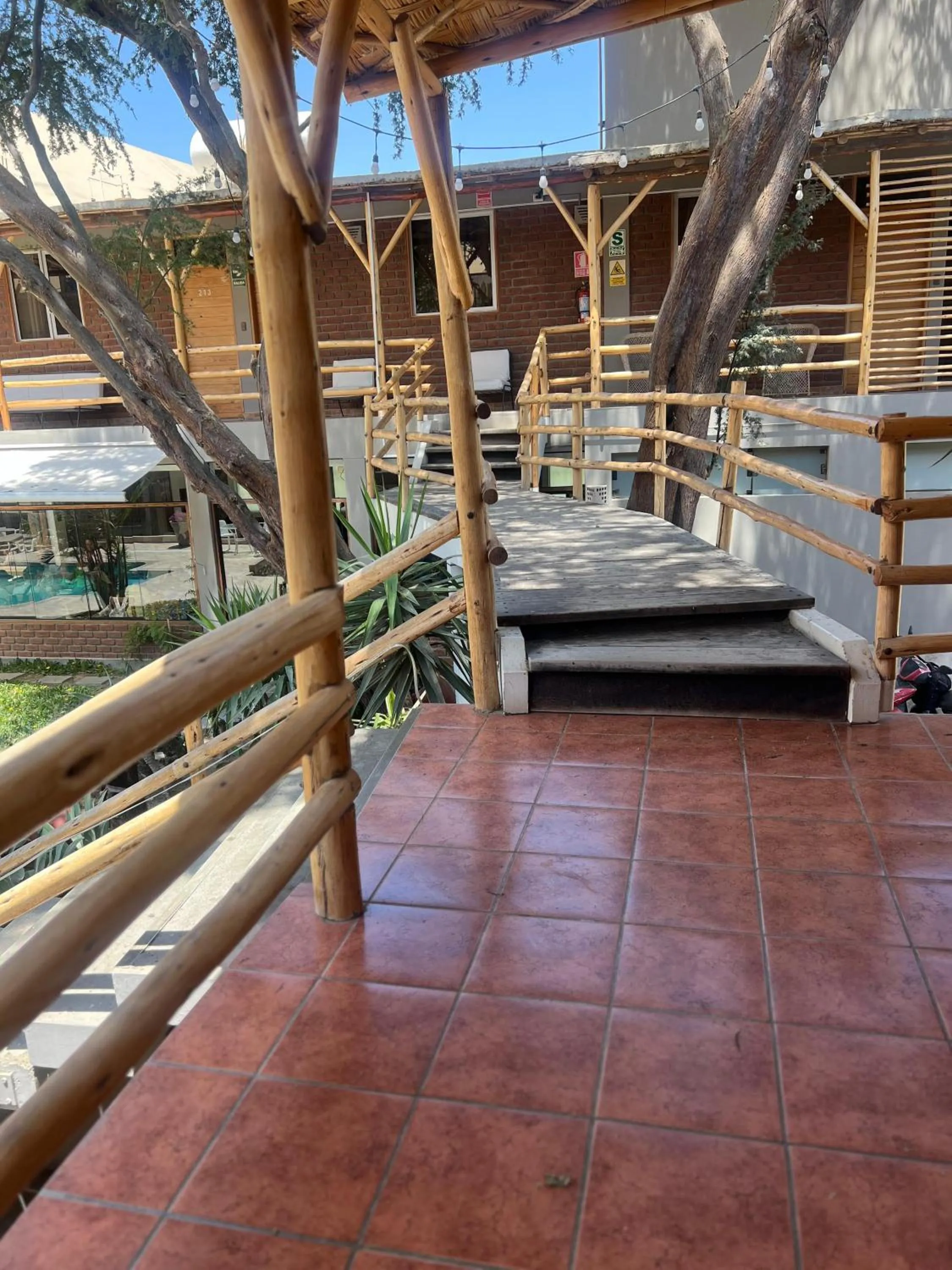 Balcony/Terrace in Hotel El Huacachinero- Hotel Familiar