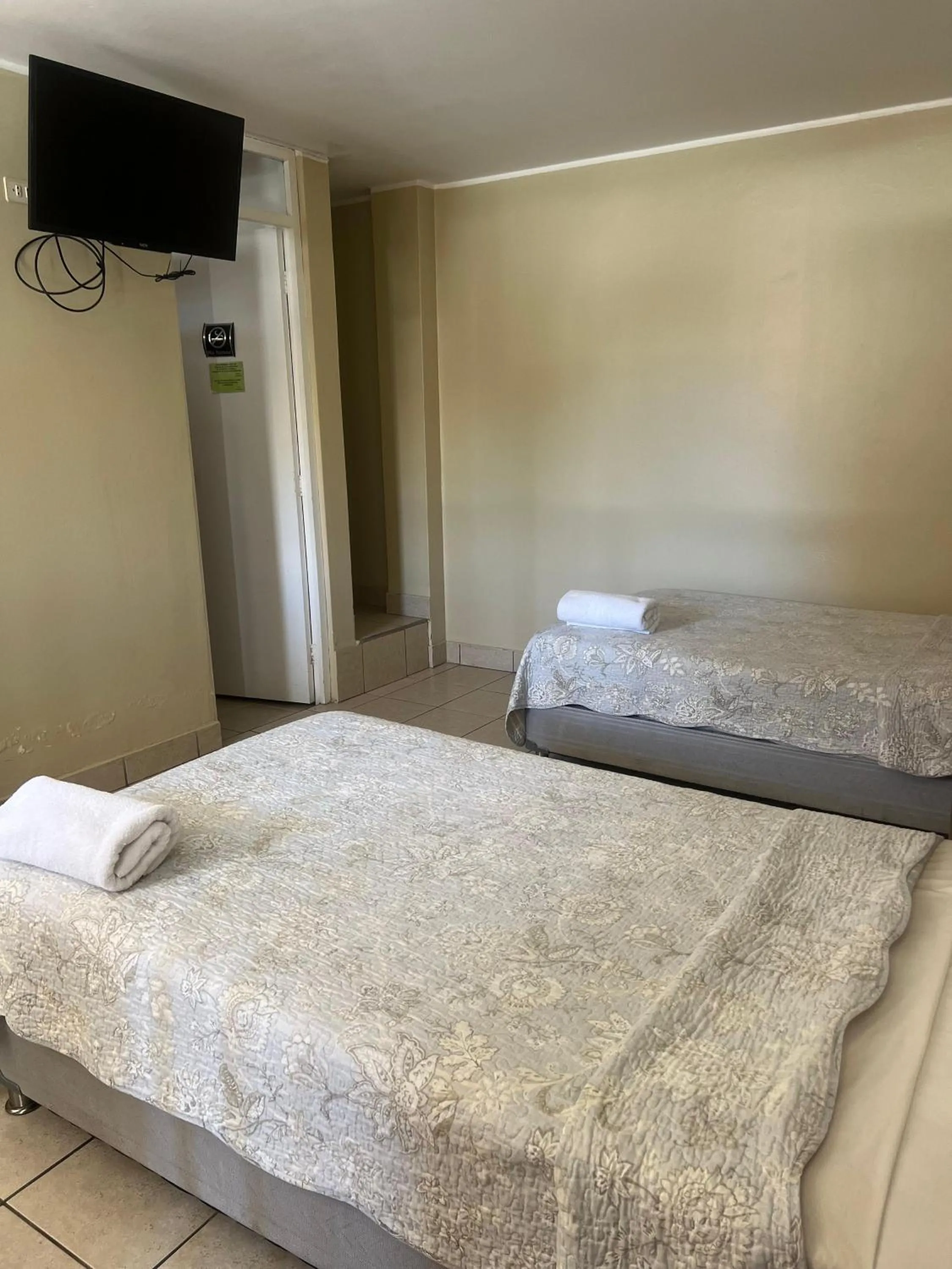 Bed in Hotel El Huacachinero- Hotel Familiar