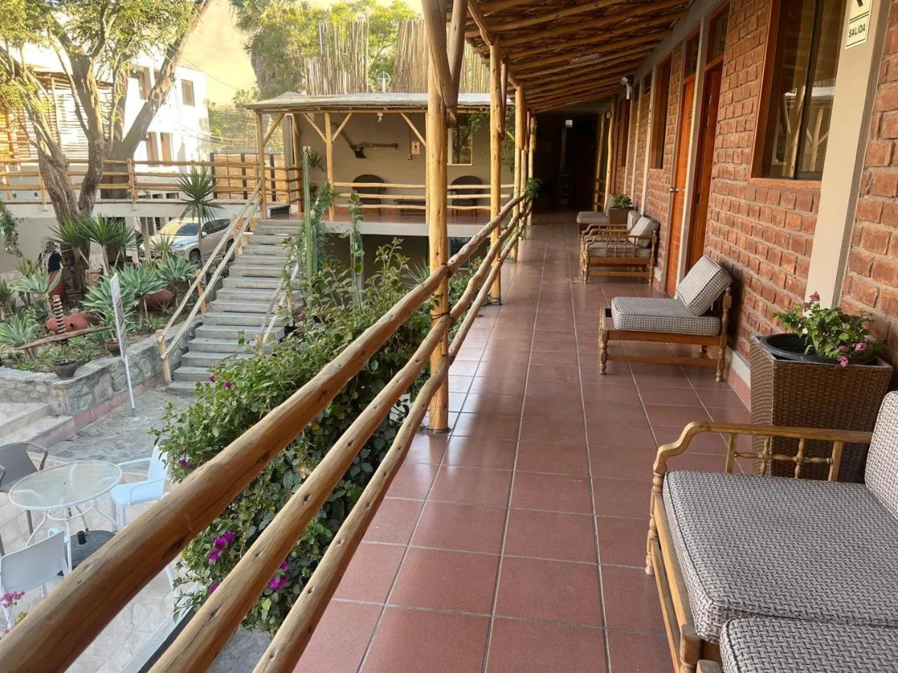Balcony/Terrace in Hotel El Huacachinero- Hotel Familiar