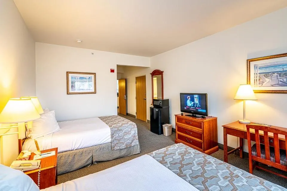 Bed in Anchorage Motel Inc.