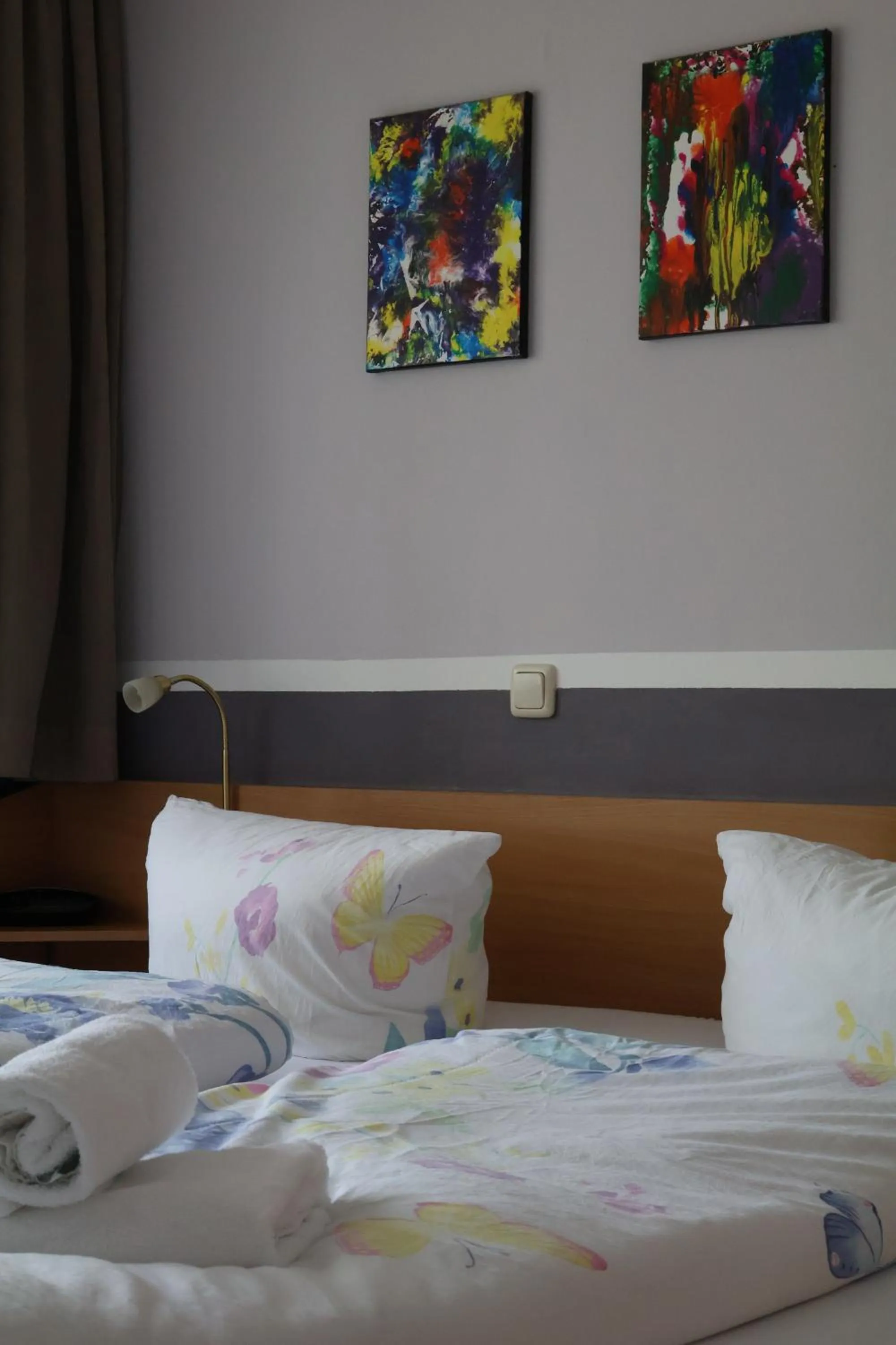 Bed in Hotel Carolaruh