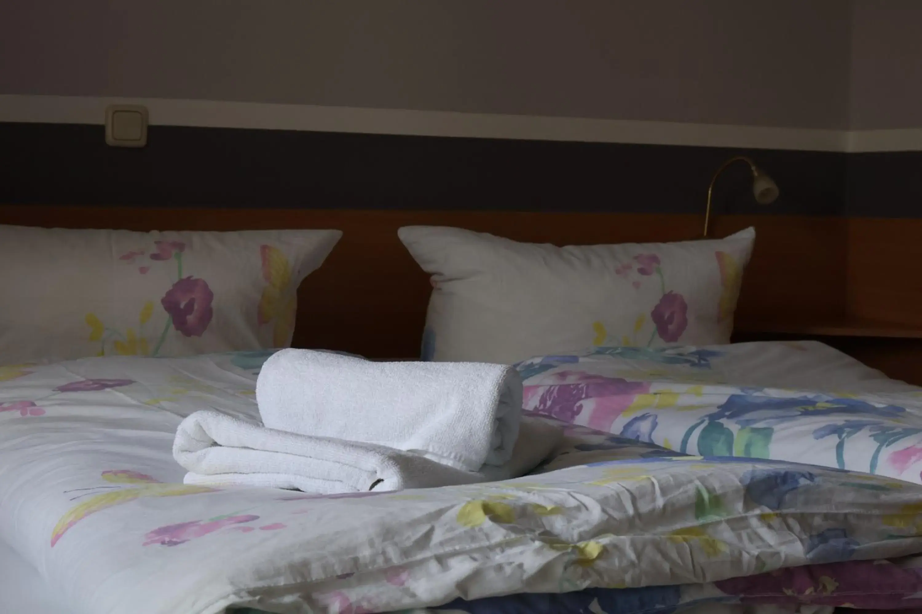Bed in Hotel Carolaruh