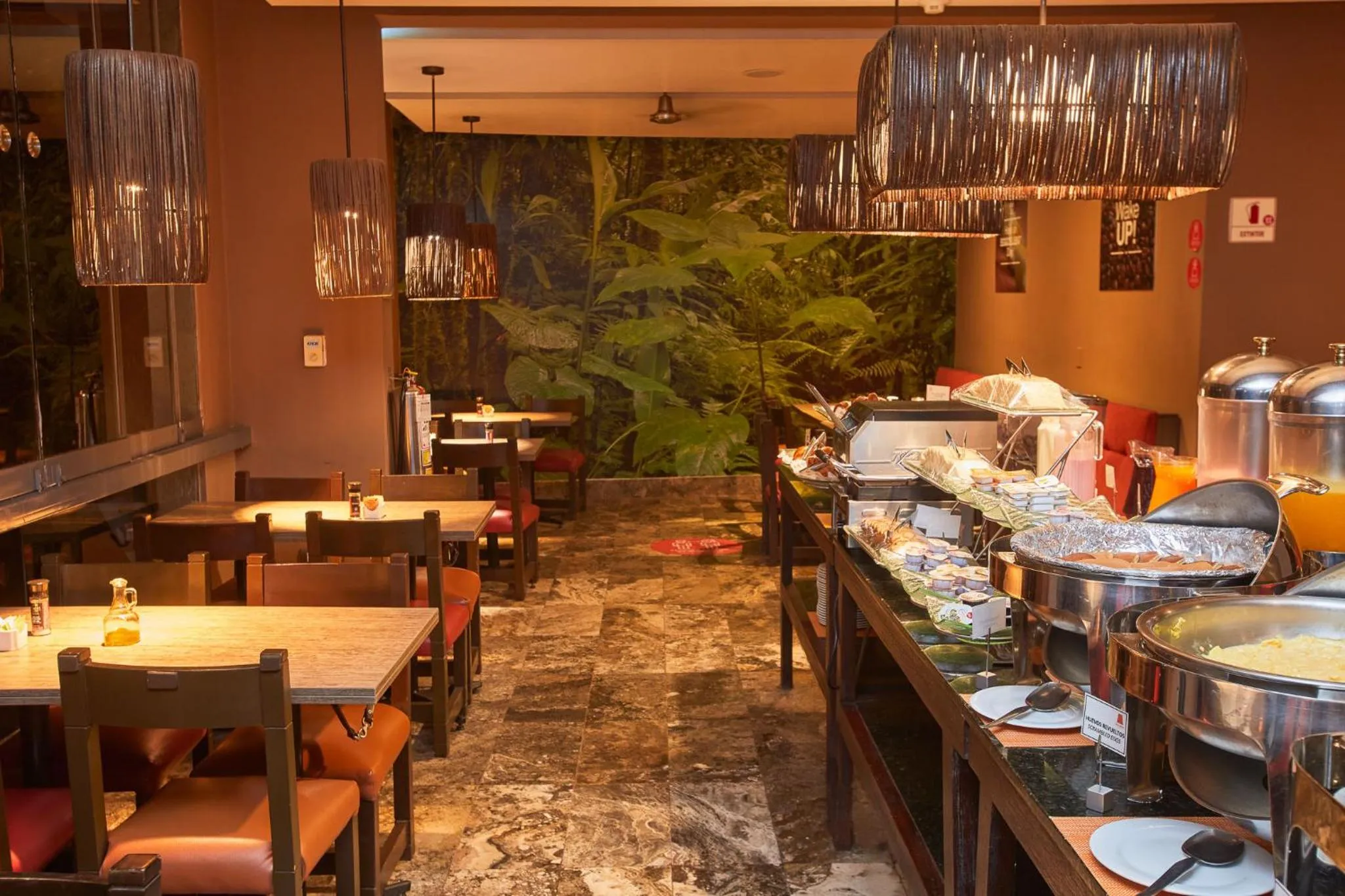 Buffet breakfast in Casa Andina Standard Machu Picchu