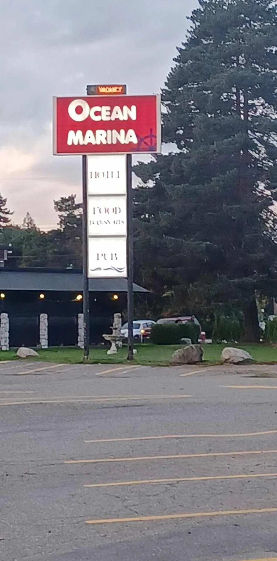 Property building in Ocean Marina Hotel