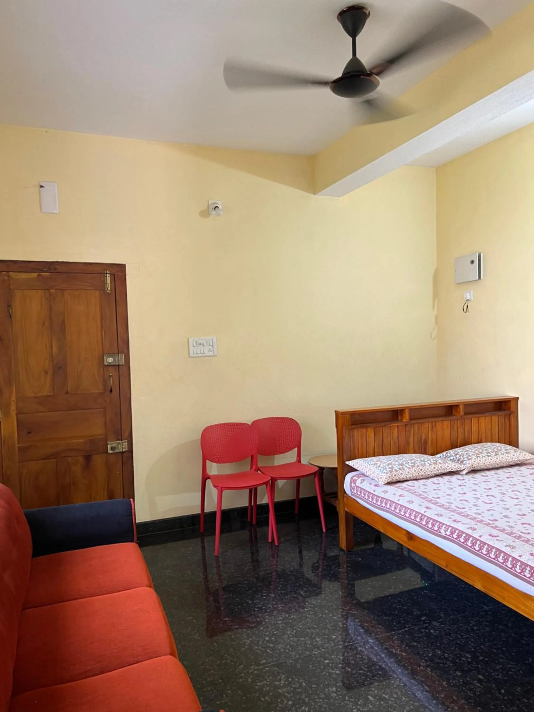 Bed in Devatha Homestay, Guest House, Hotel,Dharmasthala-2