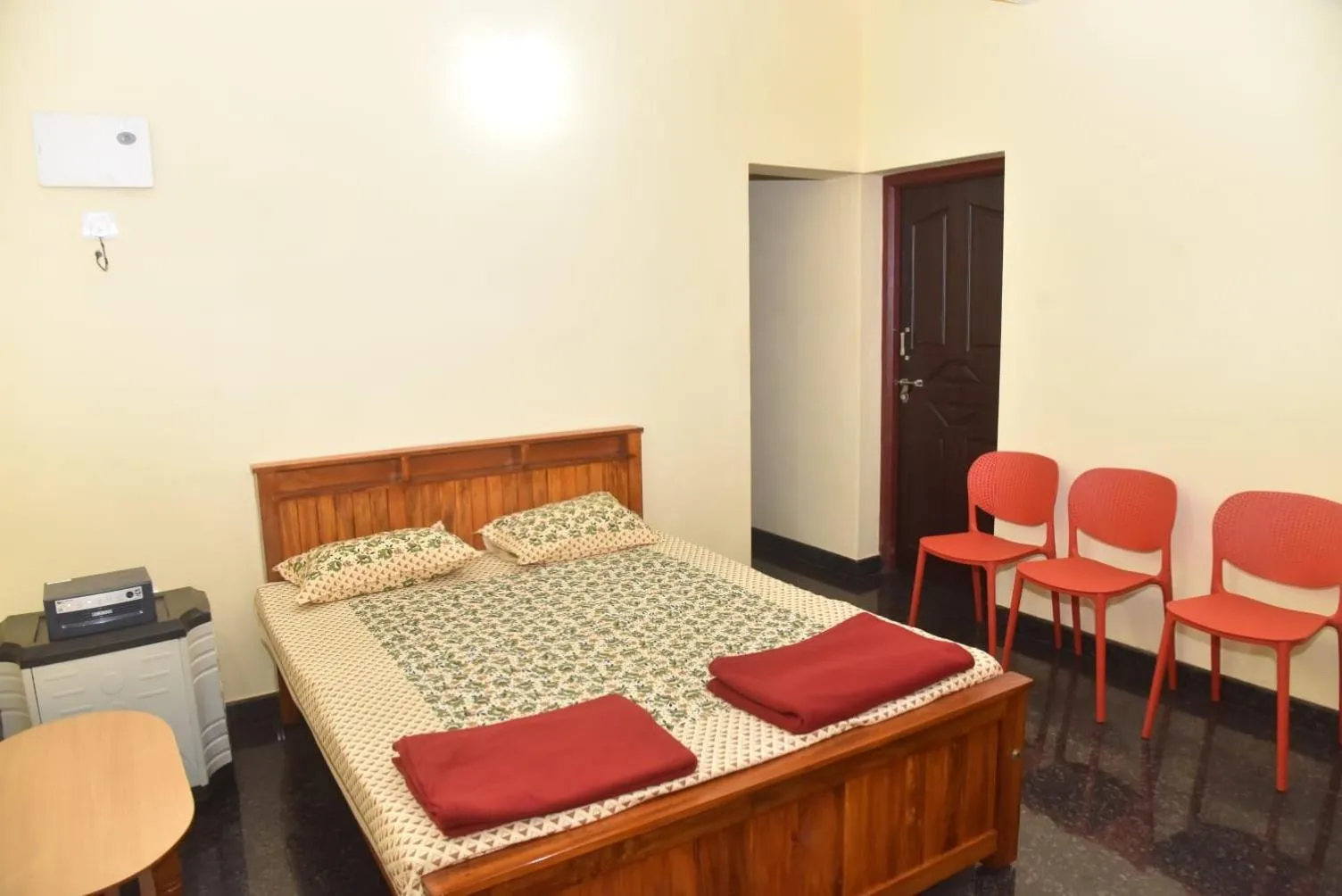 Bed in Devatha Homestay, Guest House, Hotel,Dharmasthala-2