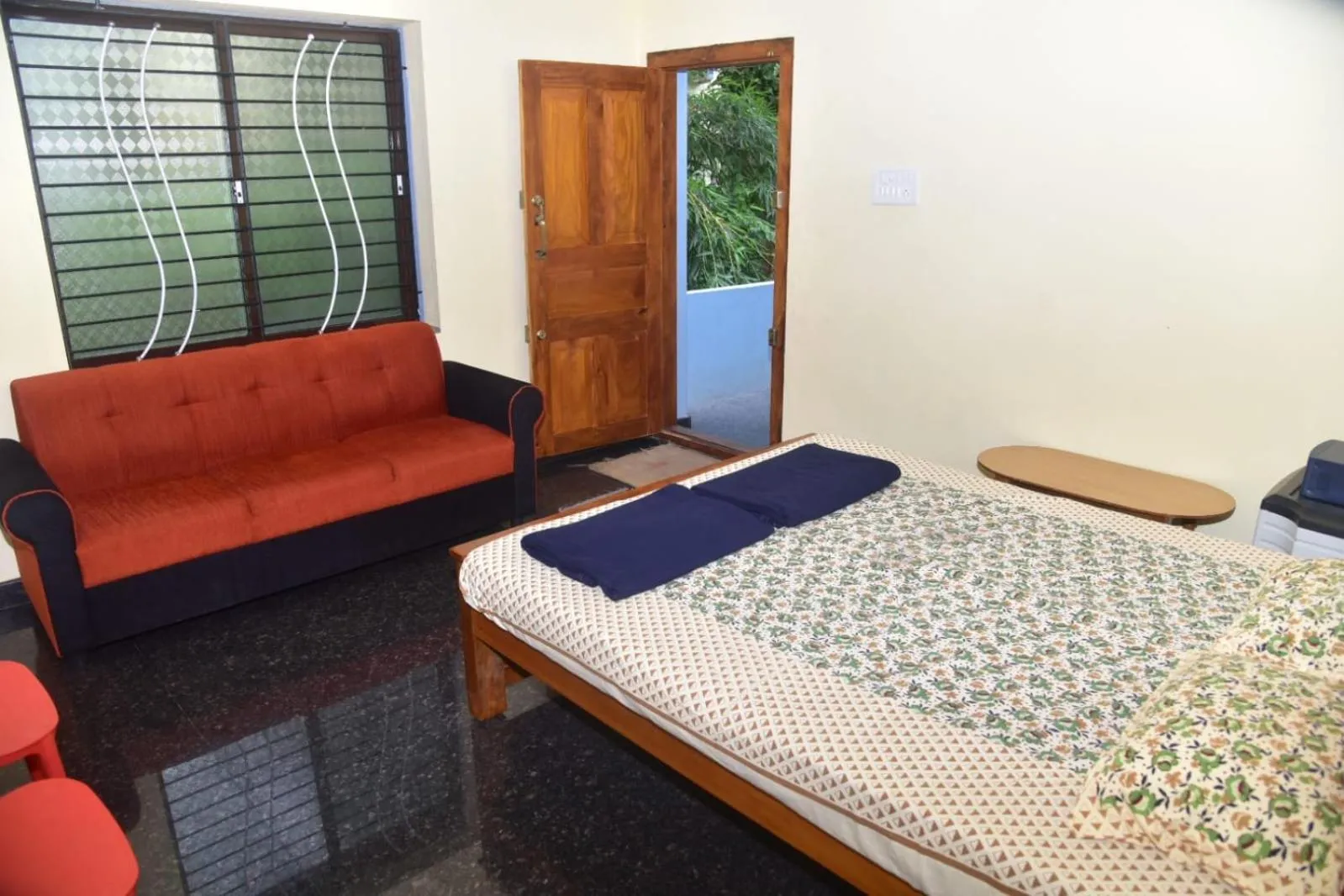 Bed in Devatha Homestay, Guest House, Hotel,Dharmasthala-2