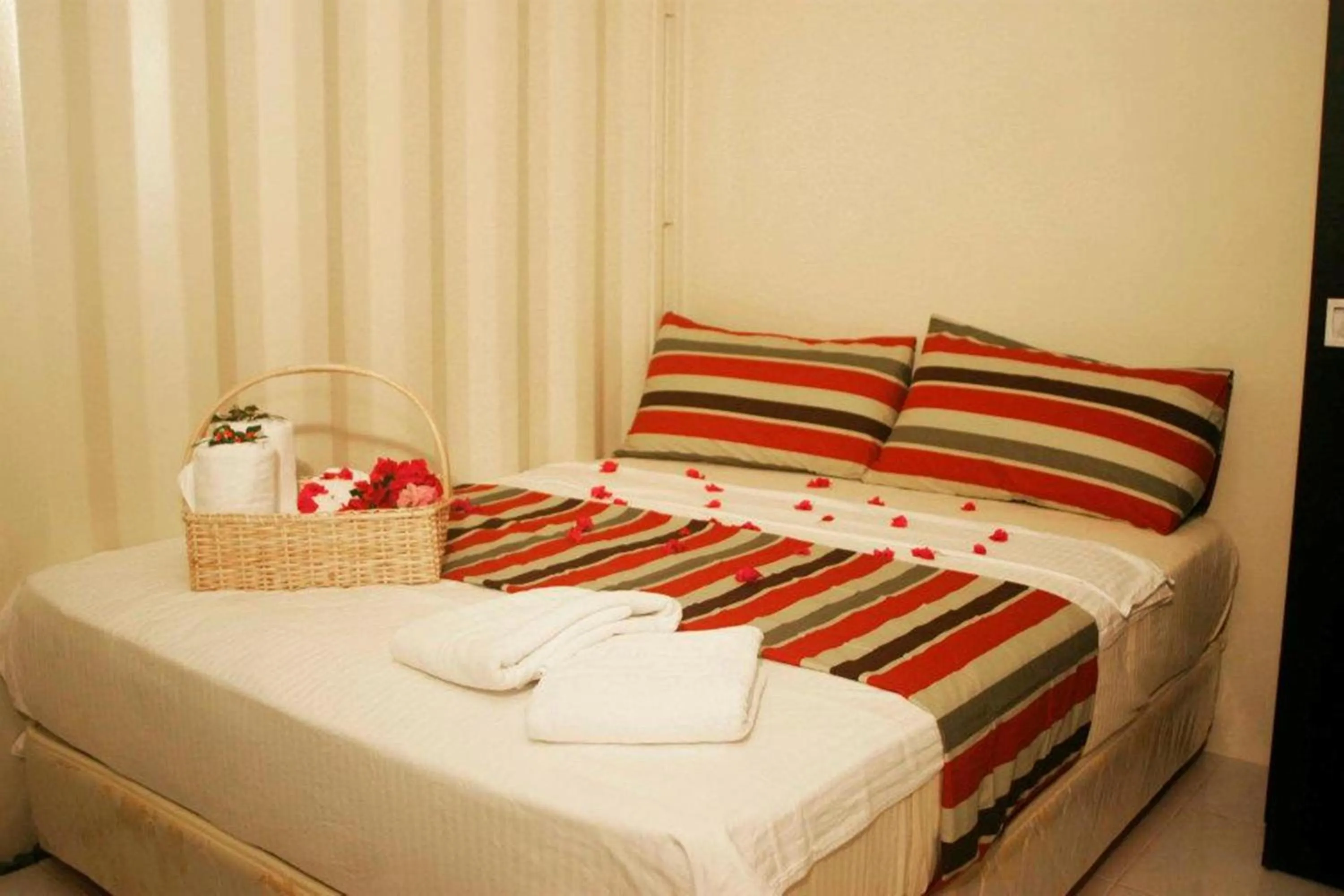 Bed in Anika Island Resort