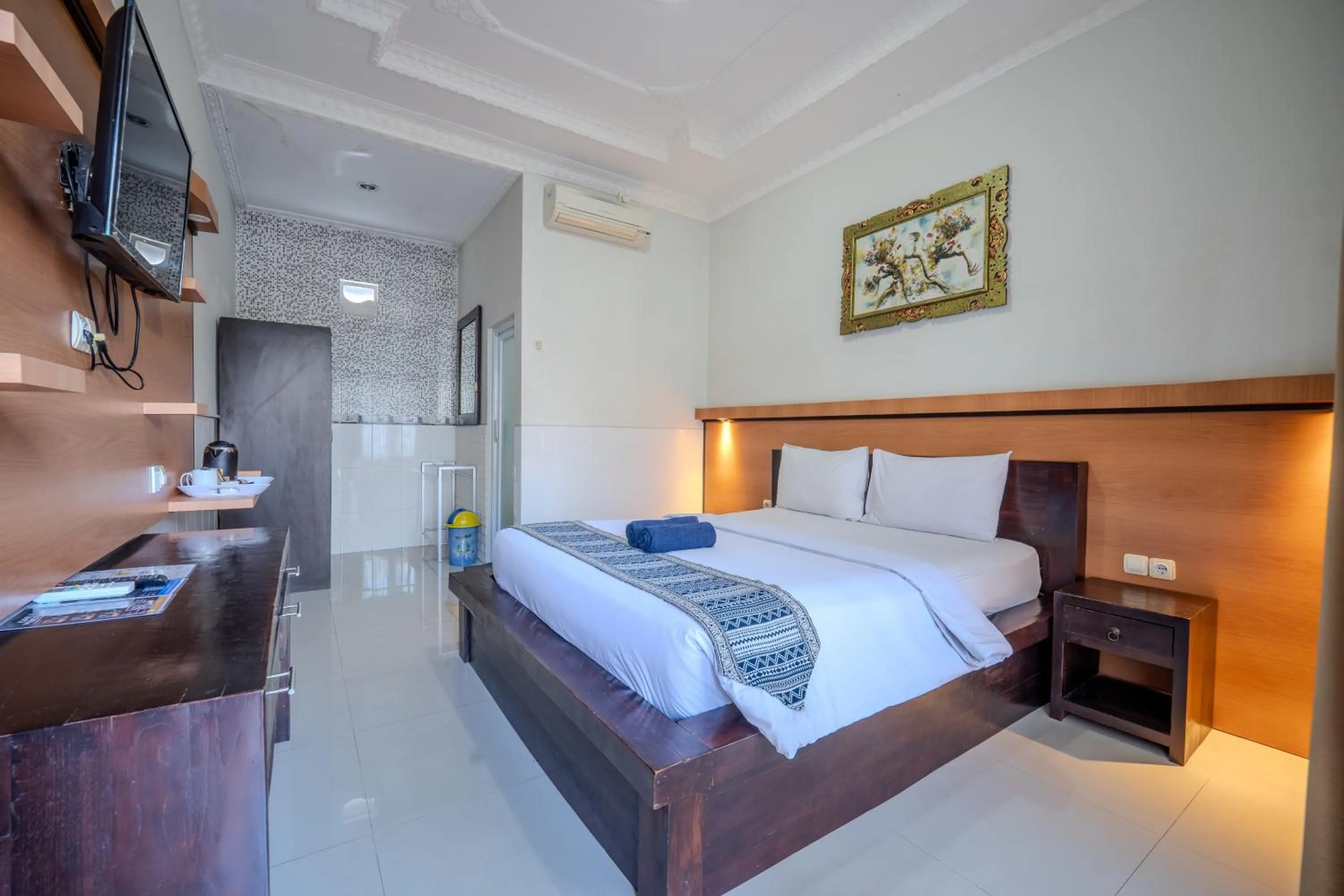 Bed in Wana Kubu Homestay