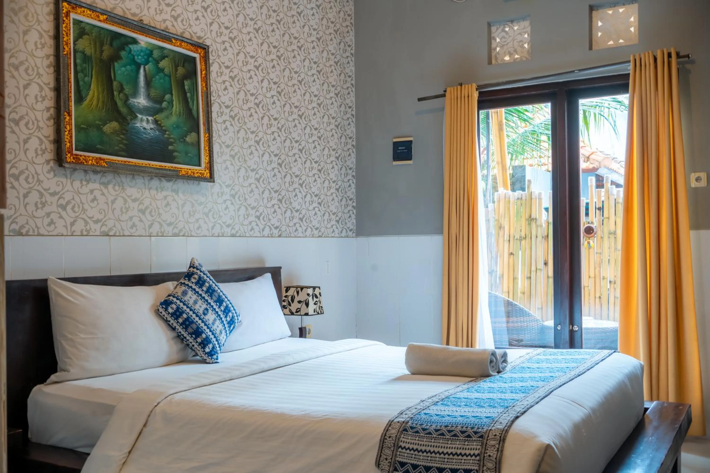 Bed in Wana Kubu Homestay