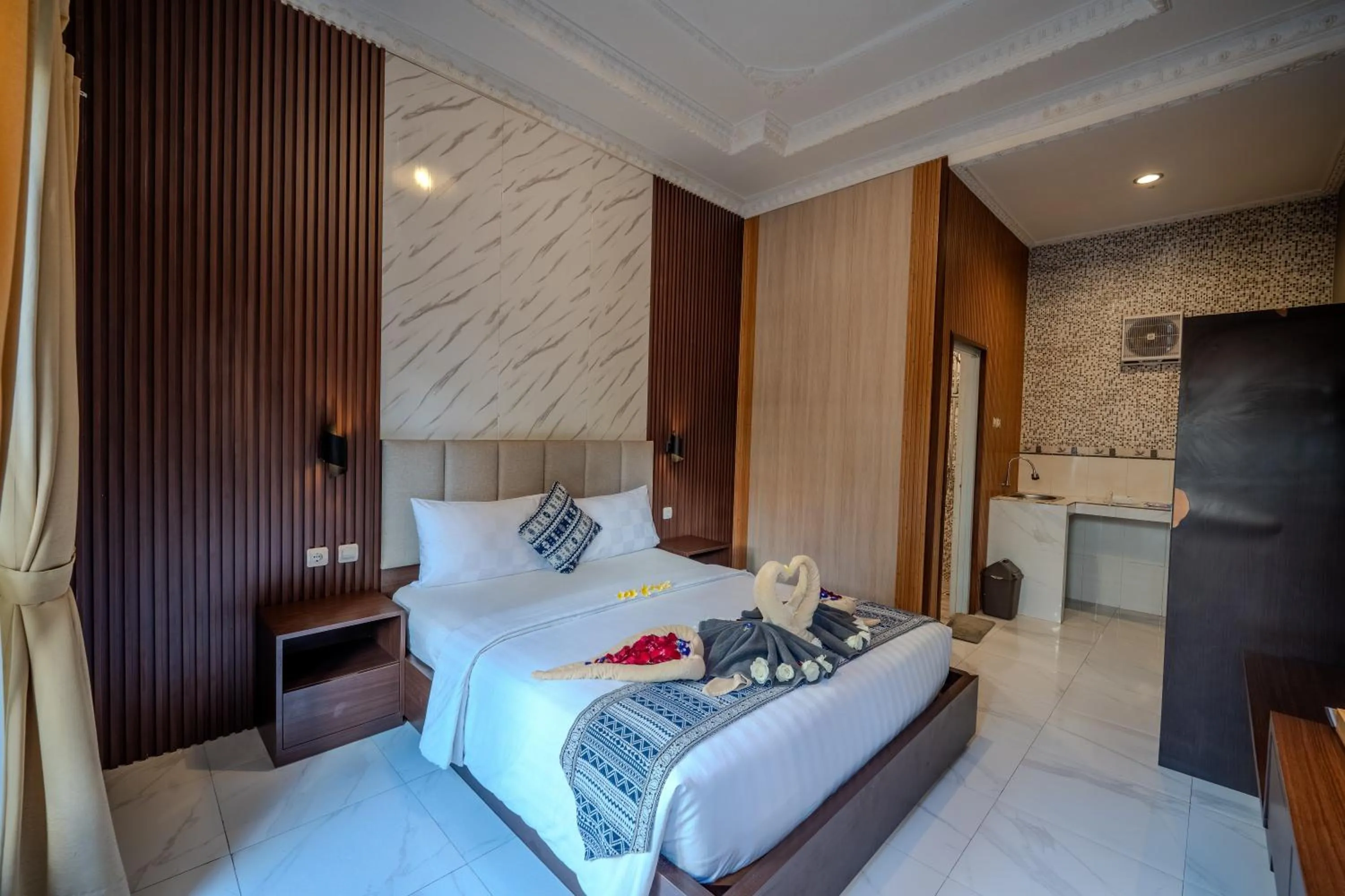 Bed in Wana Kubu Homestay