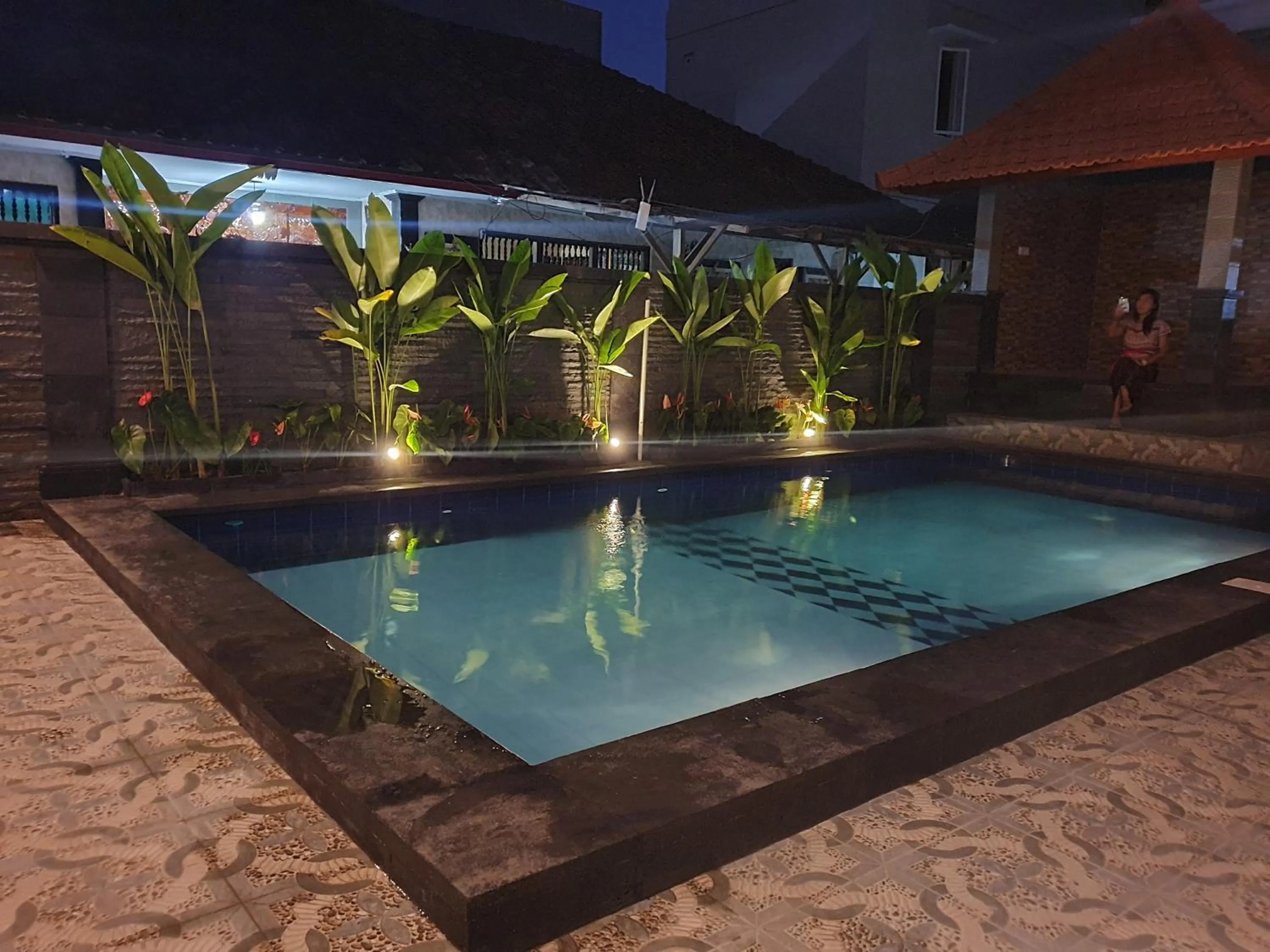 Pool view in Wana Kubu Homestay