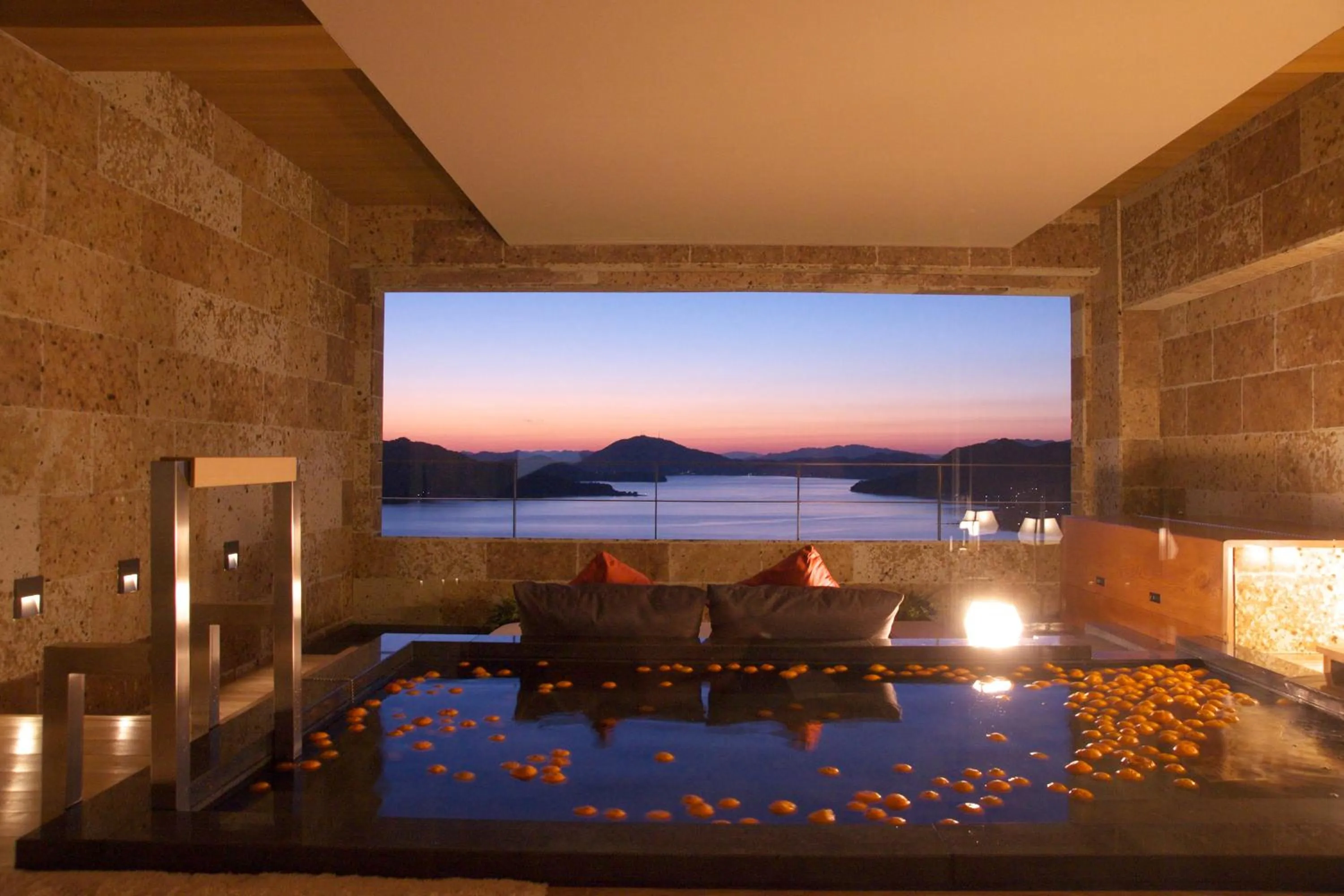 Hot Spring Bath in Bella Vista Spa and Marina ONOMICHI