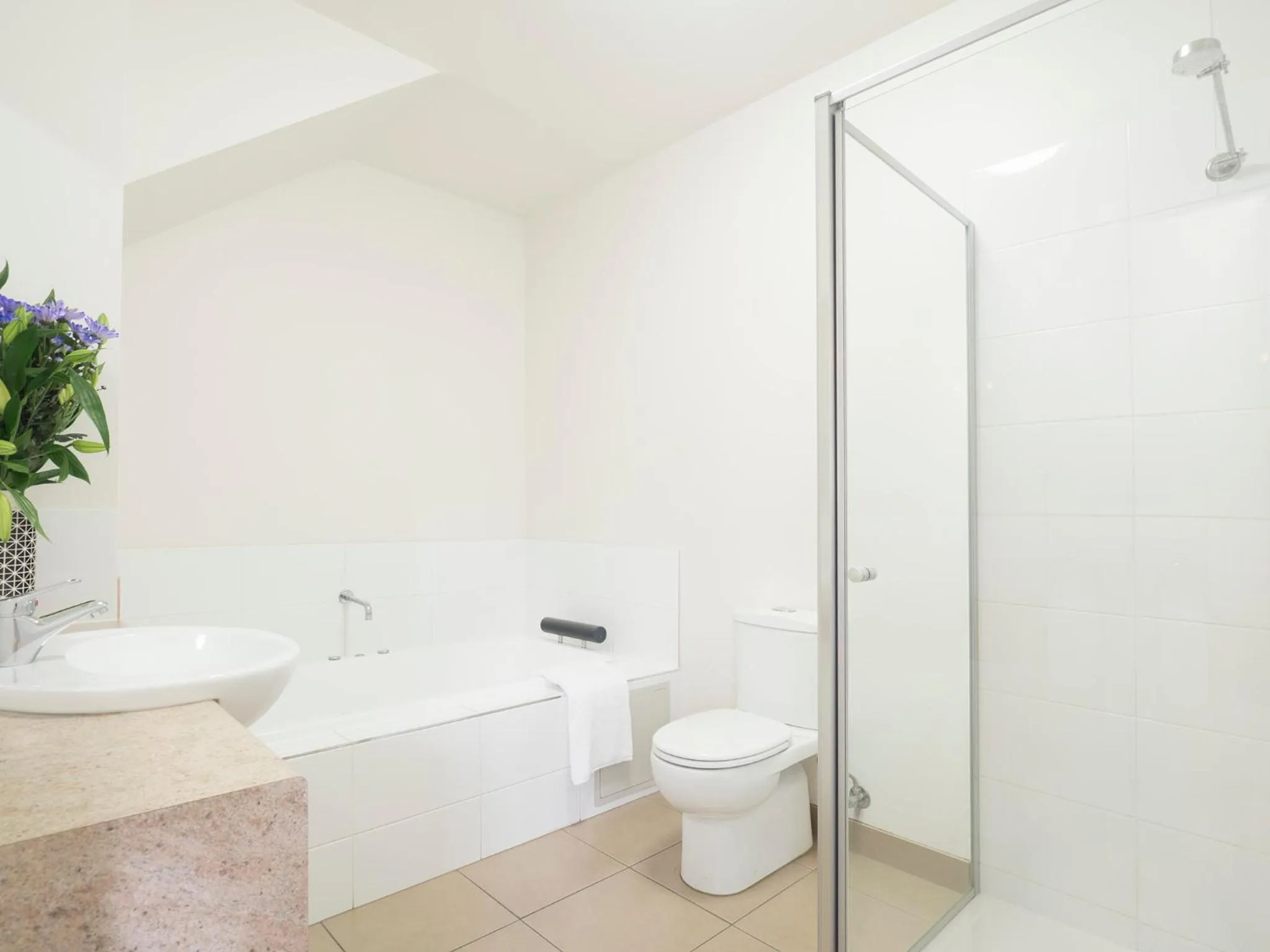 Bathroom in McKillop Geelong by Gold Star Stays