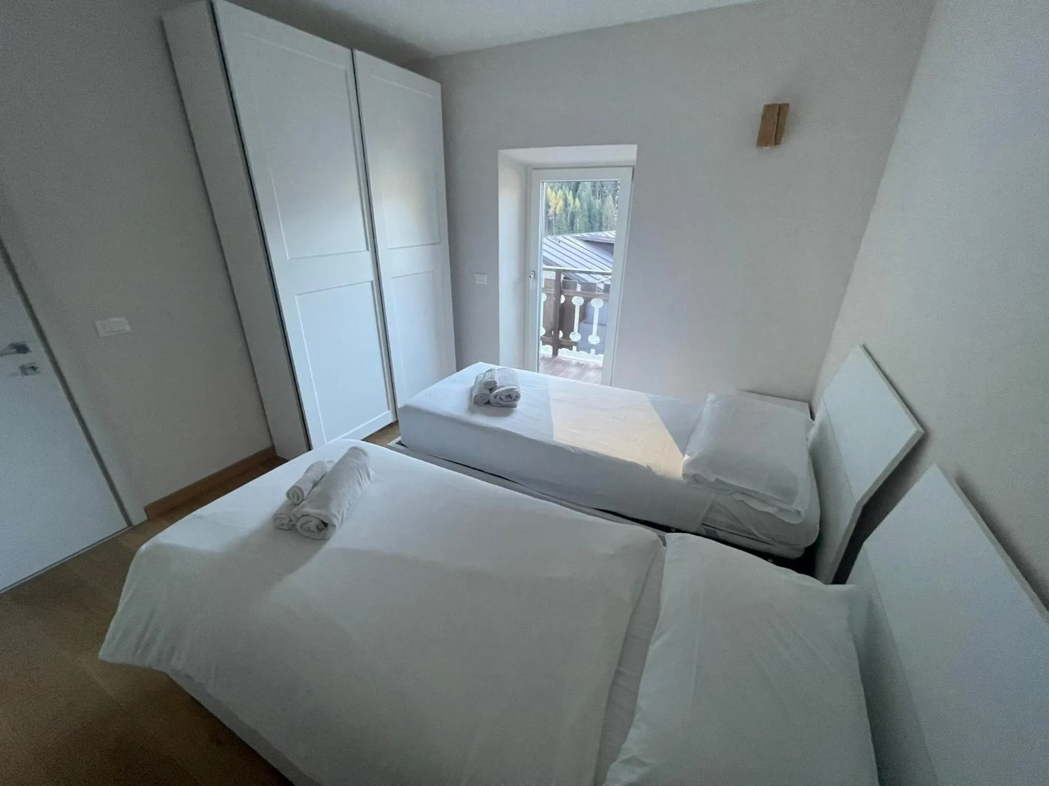 Bed in SnowLake Suite & Apartment