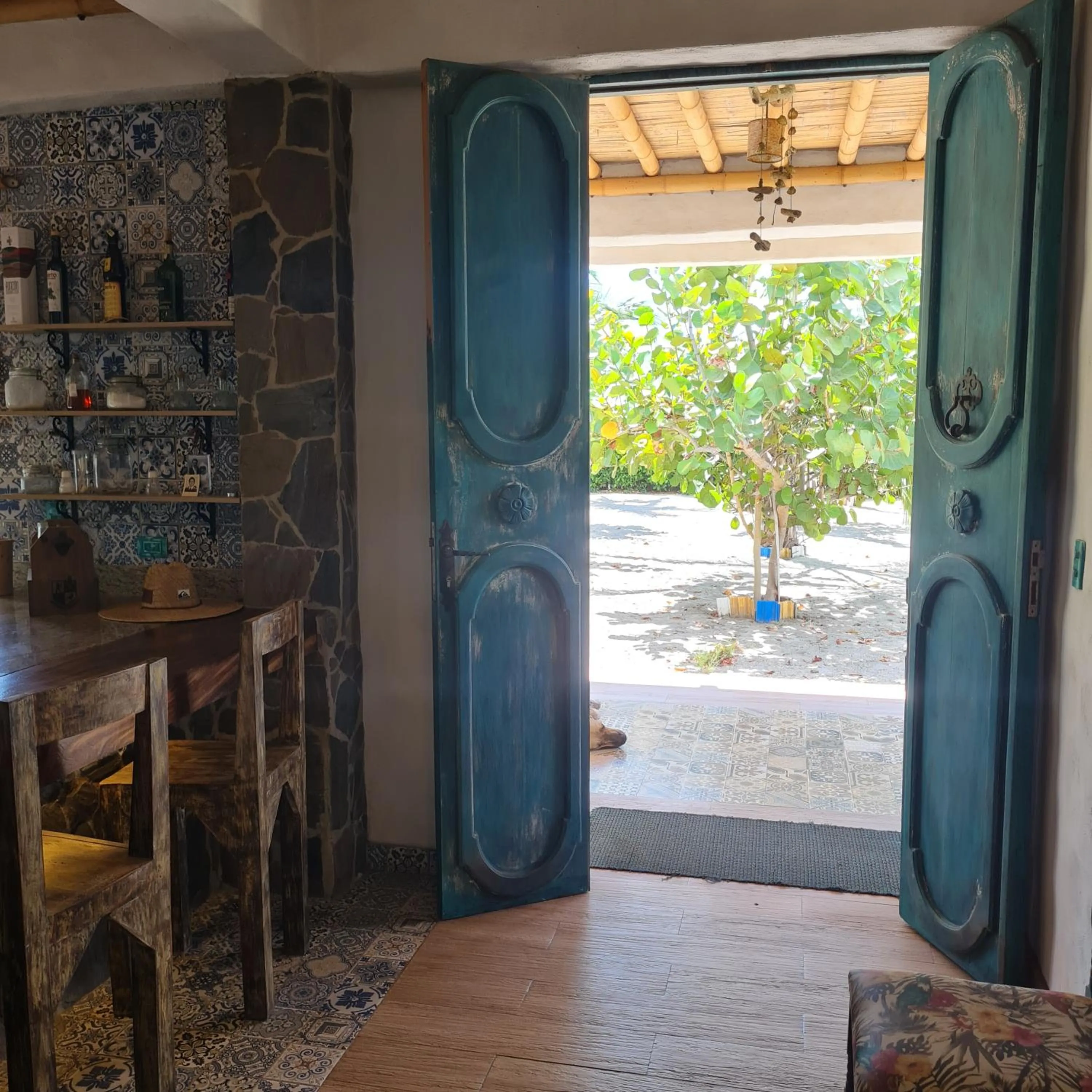 Garden view in Eco-Hotel Chevere Beach