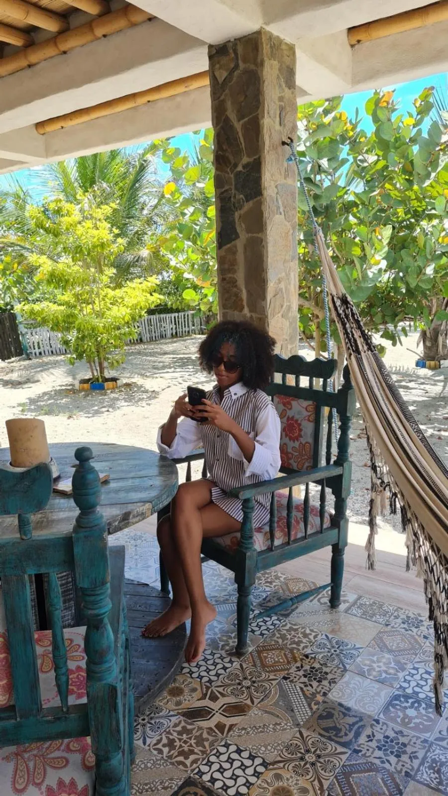 Garden in Eco-Hotel Chevere Beach