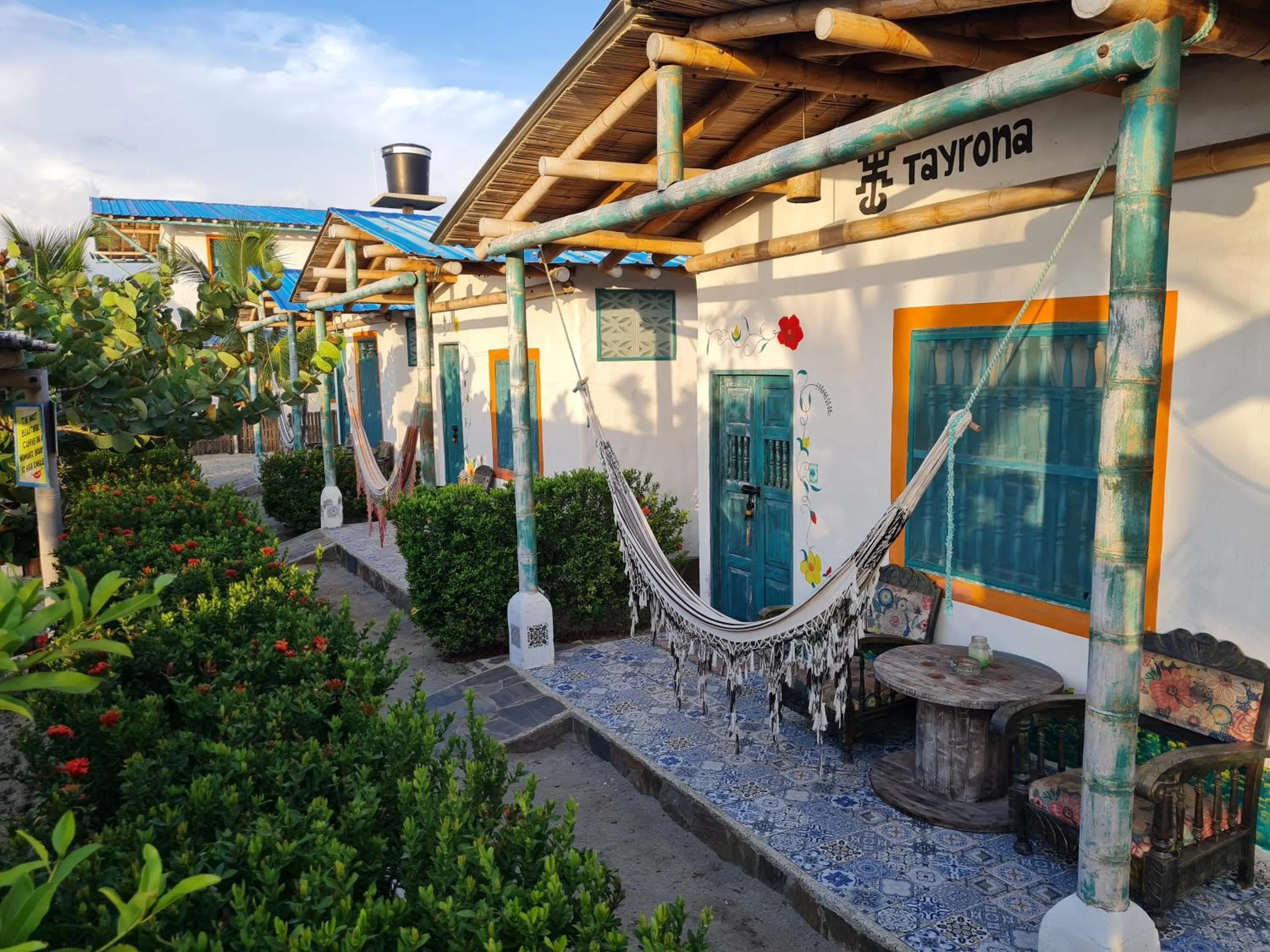 Balcony/Terrace in Eco-Hotel Chevere Beach