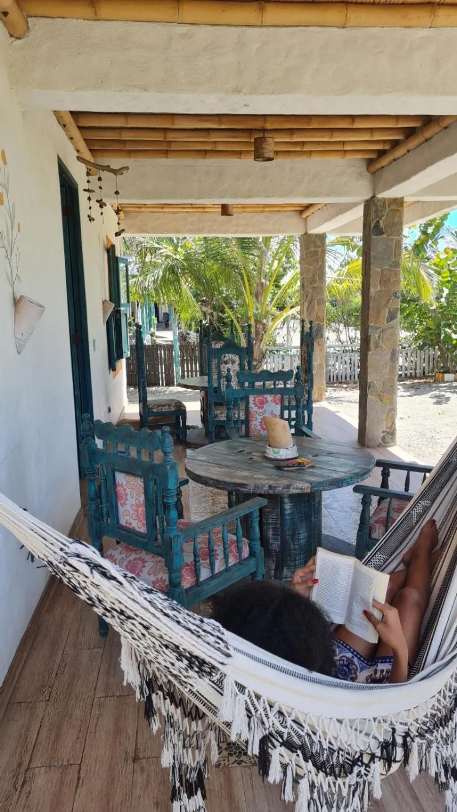 Balcony/Terrace in Eco-Hotel Chevere Beach