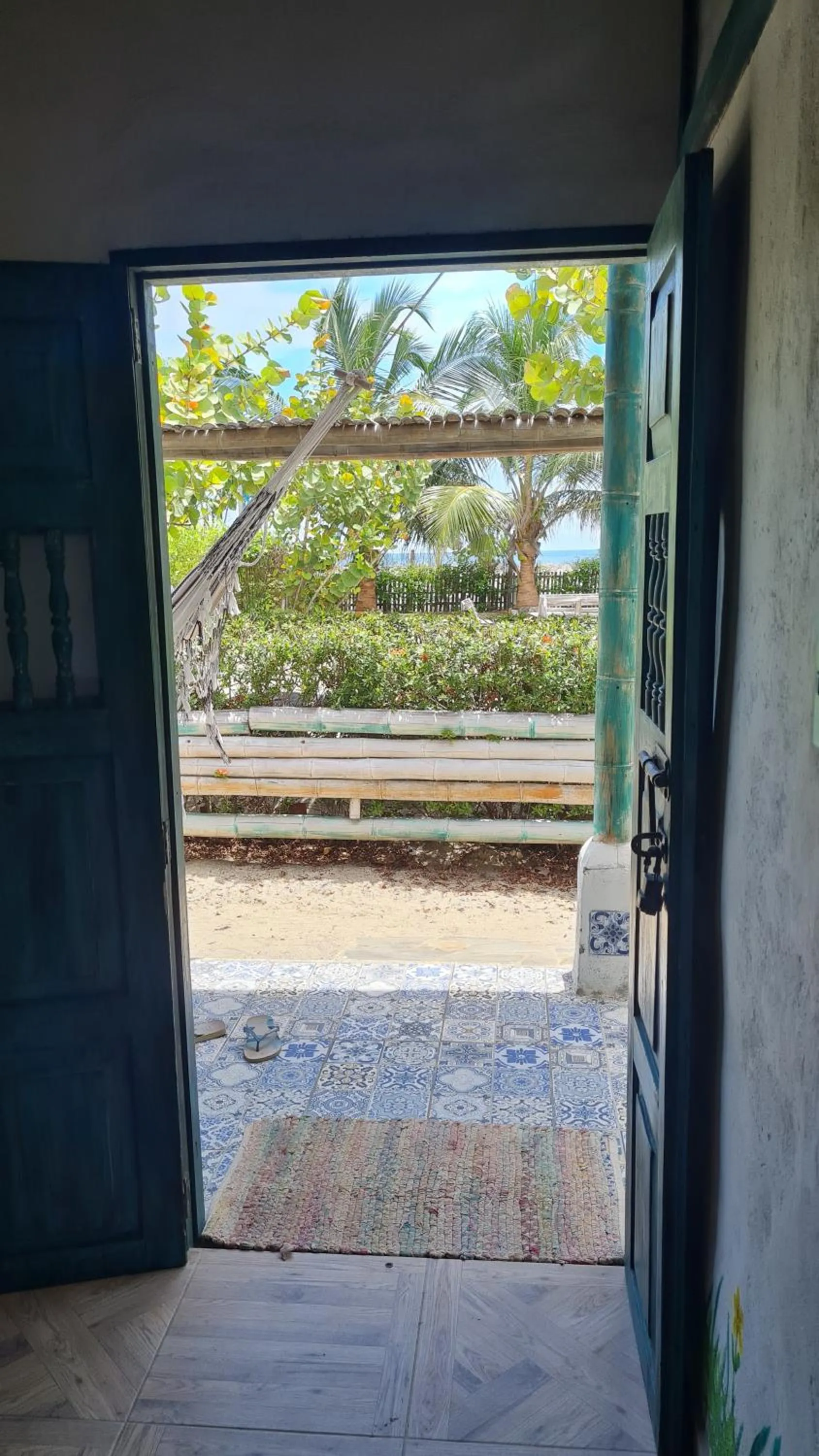 Balcony/Terrace in Eco-Hotel Chevere Beach