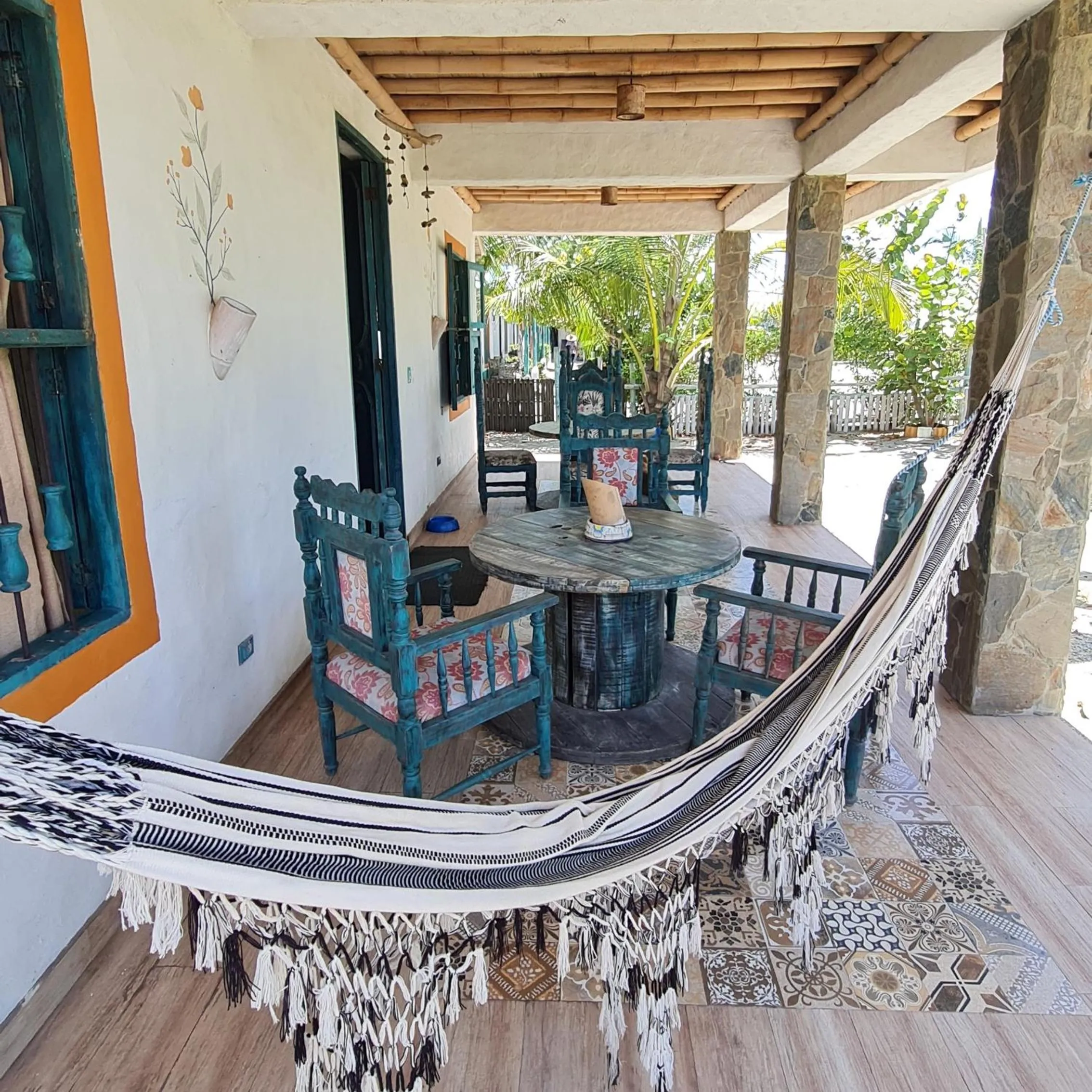Balcony/Terrace in Eco-Hotel Chevere Beach