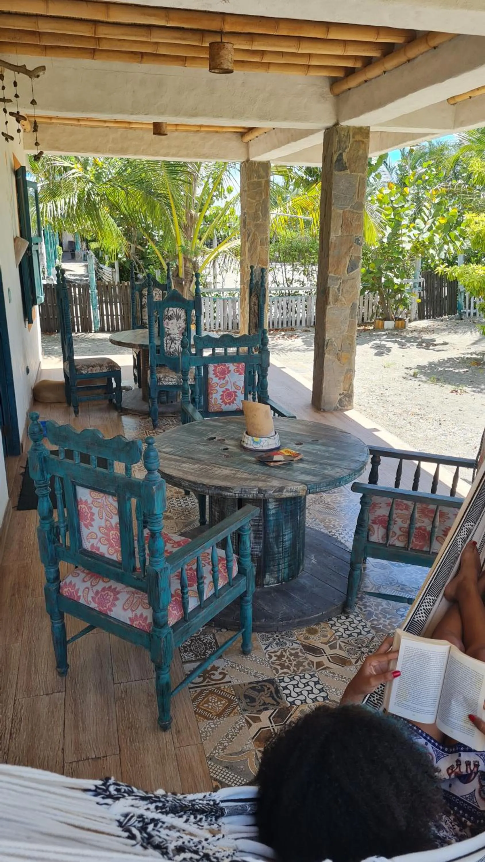 Balcony/Terrace in Eco-Hotel Chevere Beach