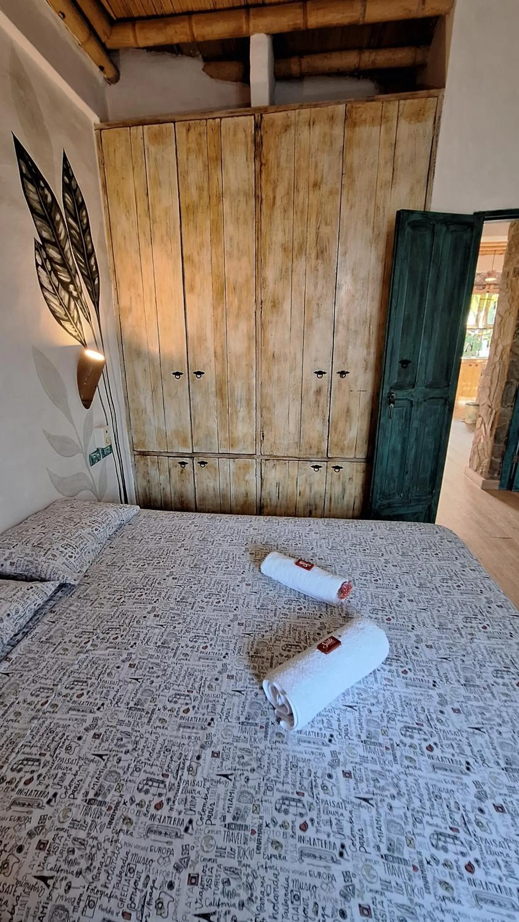 Bedroom, Bed in Eco-Hotel Chevere Beach