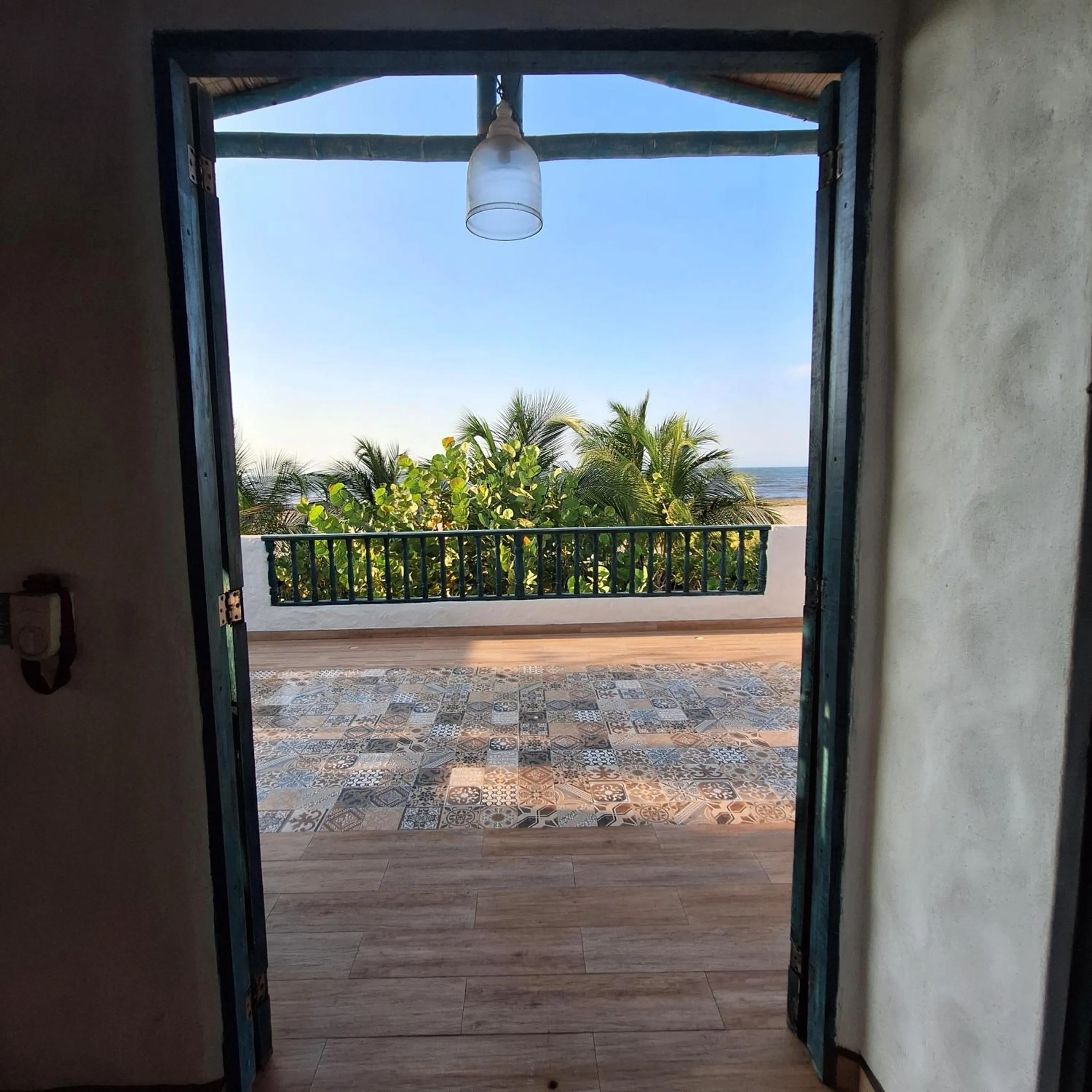 Balcony/Terrace in Eco-Hotel Chevere Beach