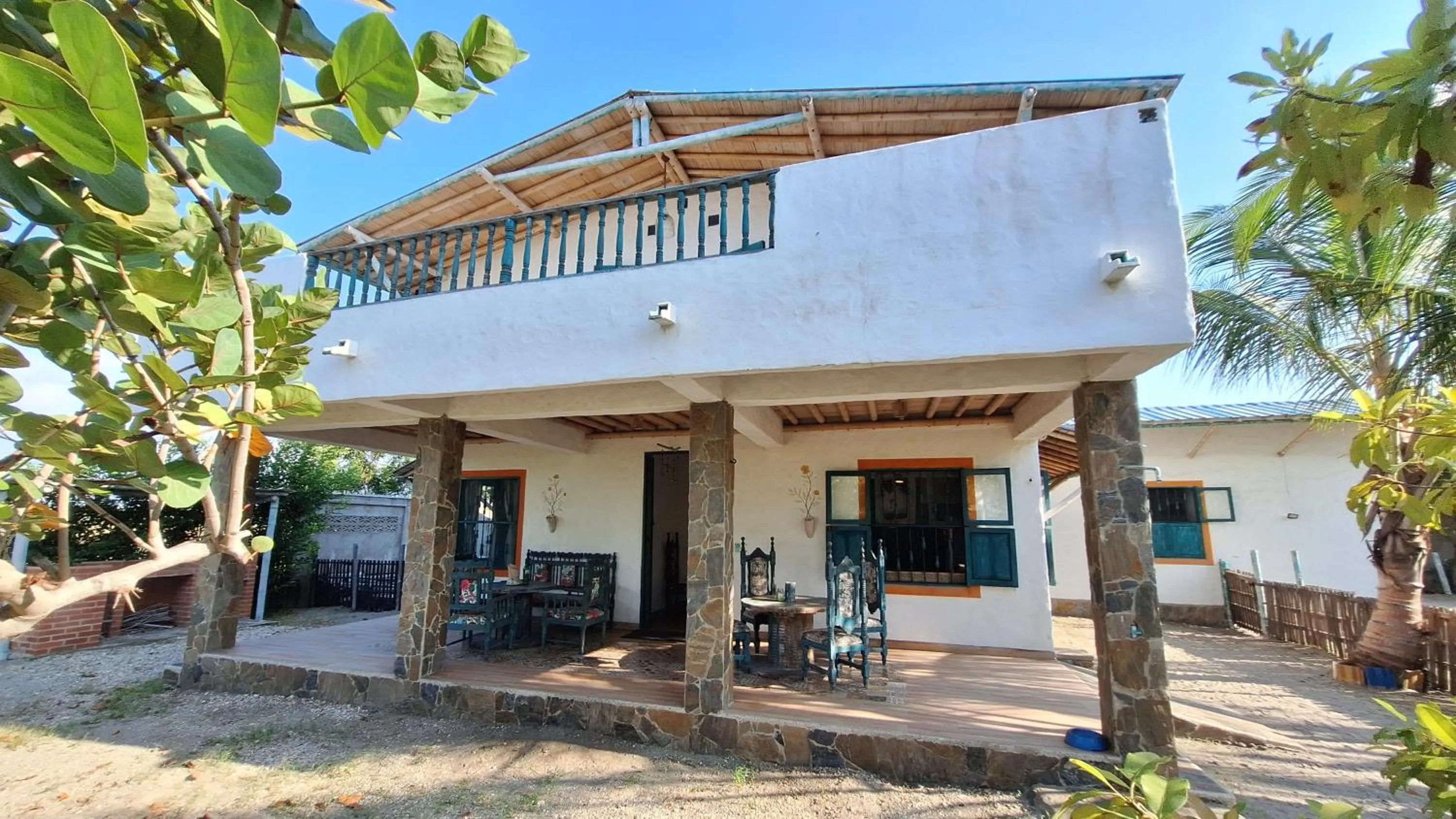 Balcony/Terrace in Eco-Hotel Chevere Beach