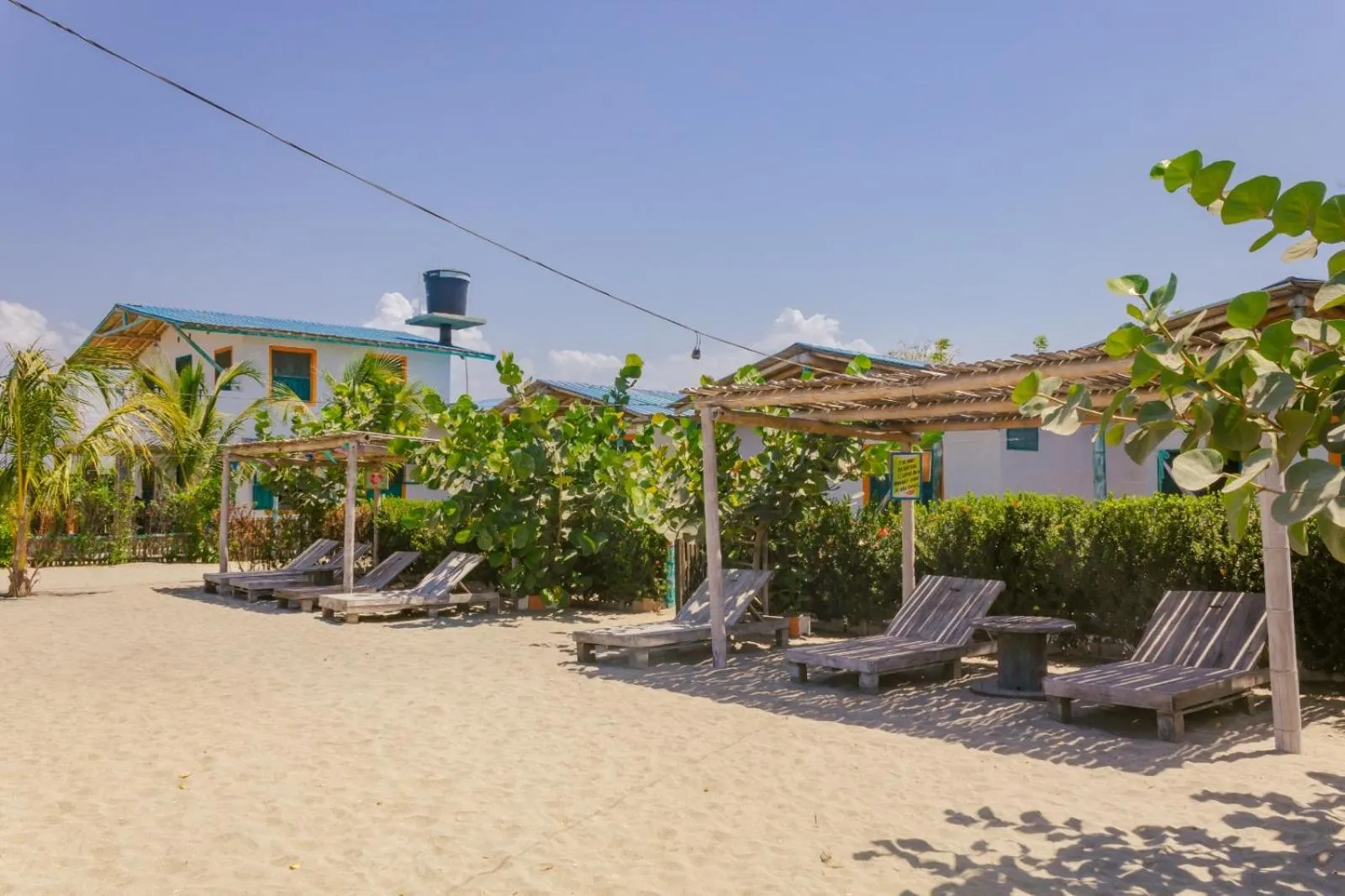 Garden in Eco-Hotel Chevere Beach