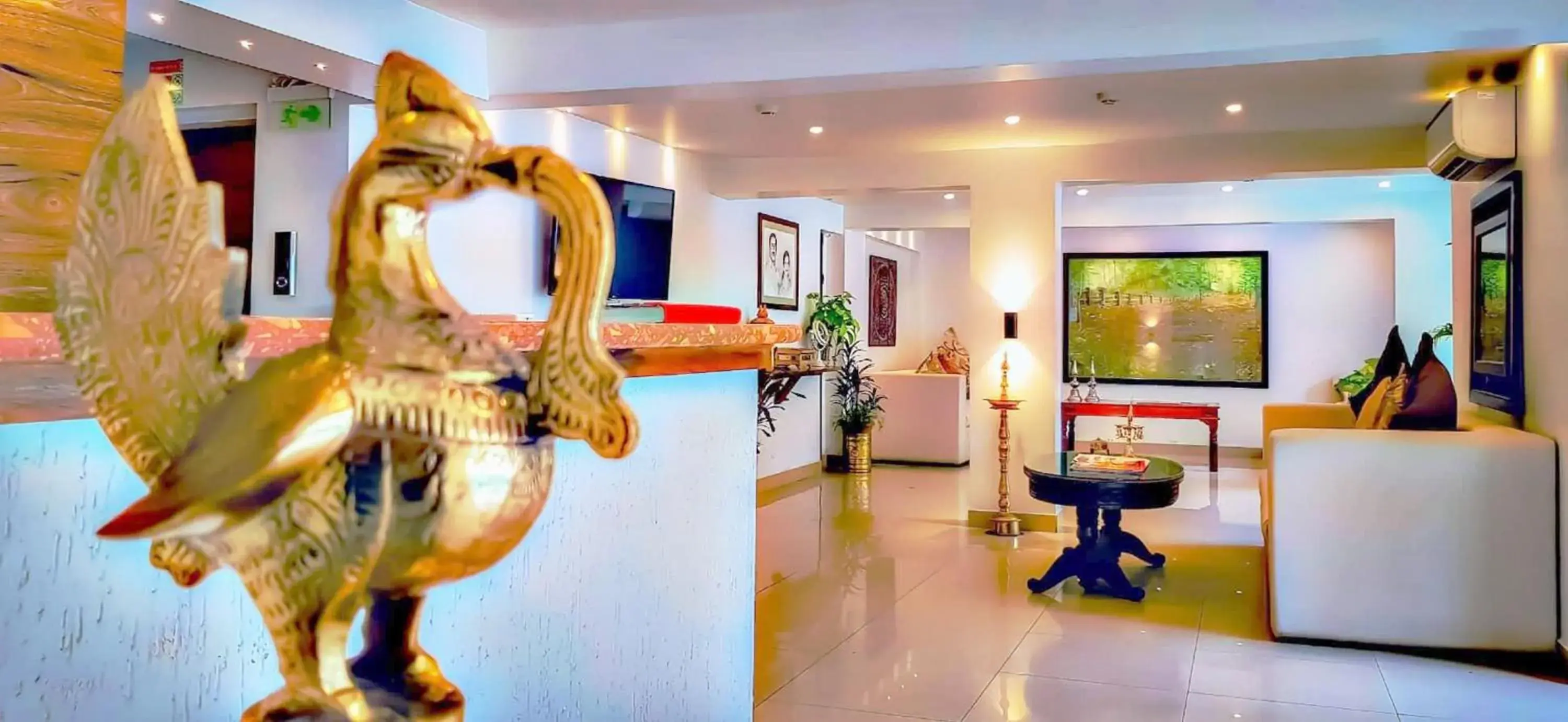 Lobby or reception in Hotel Samraj Lobby or reception in Hotel Samraj