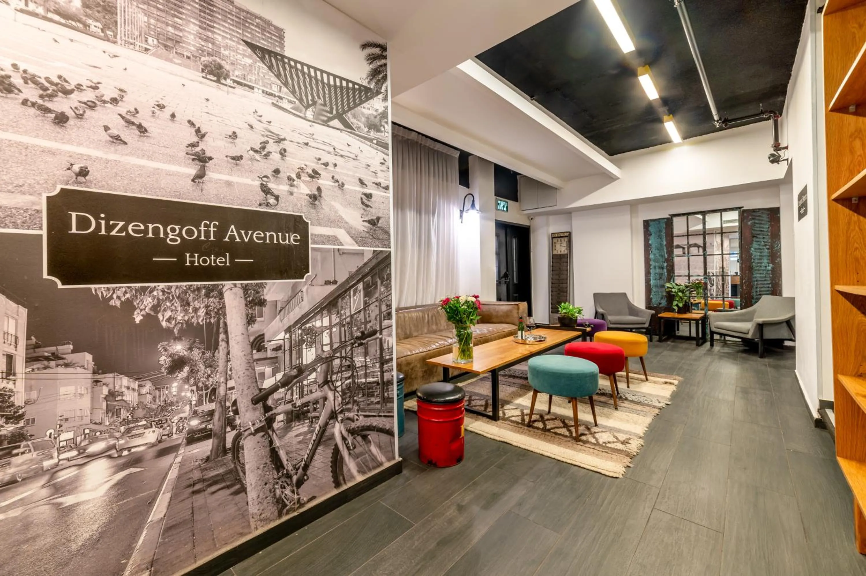 Lobby or reception in Dizengoff Avenue Boutique Hotel