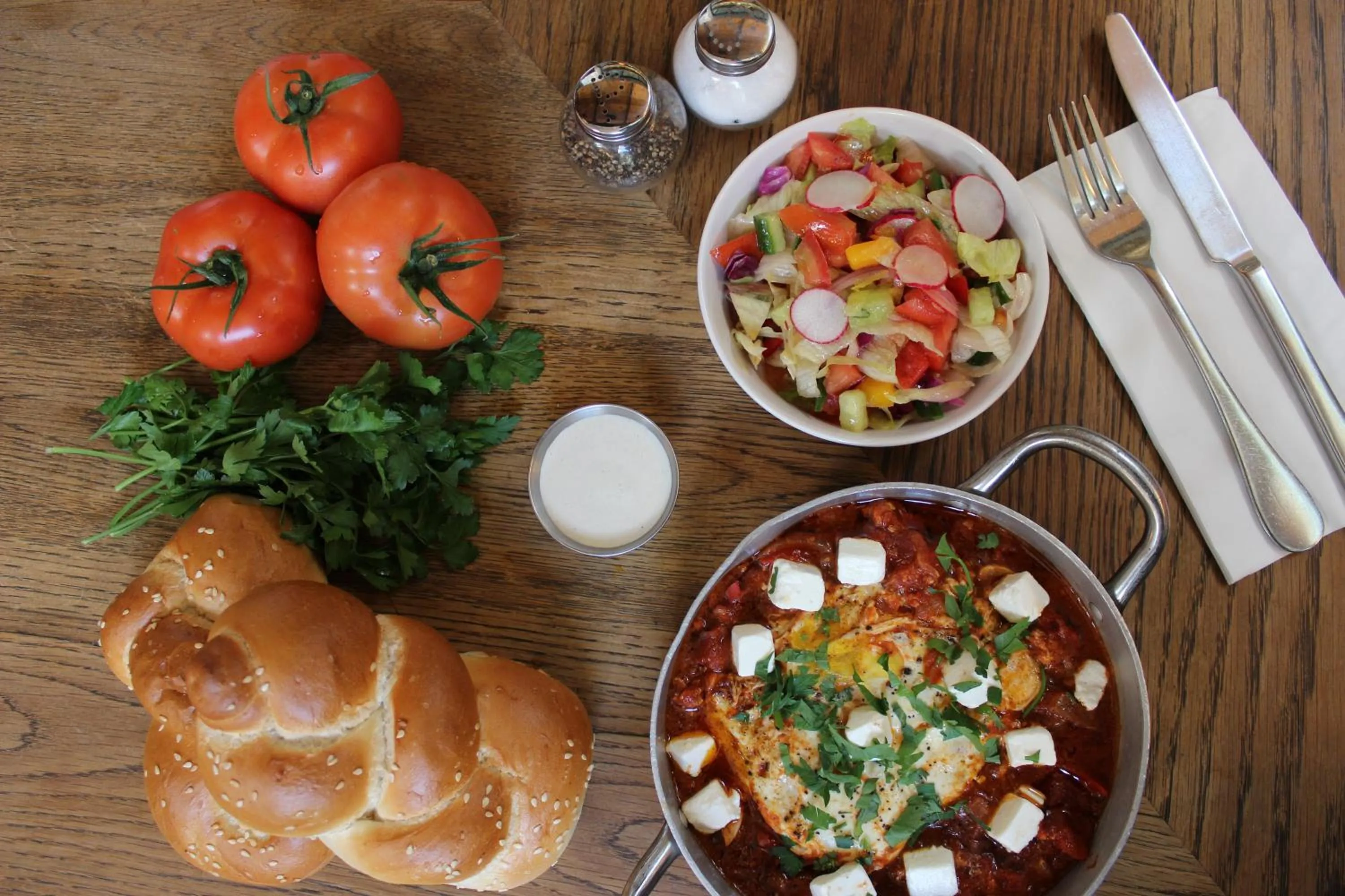 Breakfast in Dizengoff Avenue Boutique Hotel