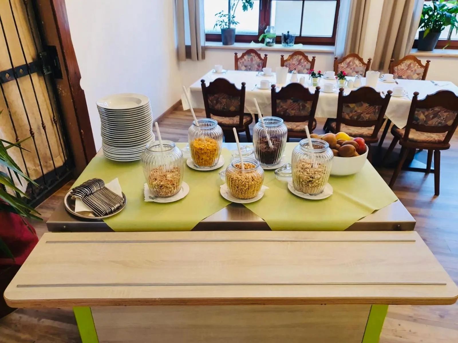 Buffet breakfast in Hotel Krone