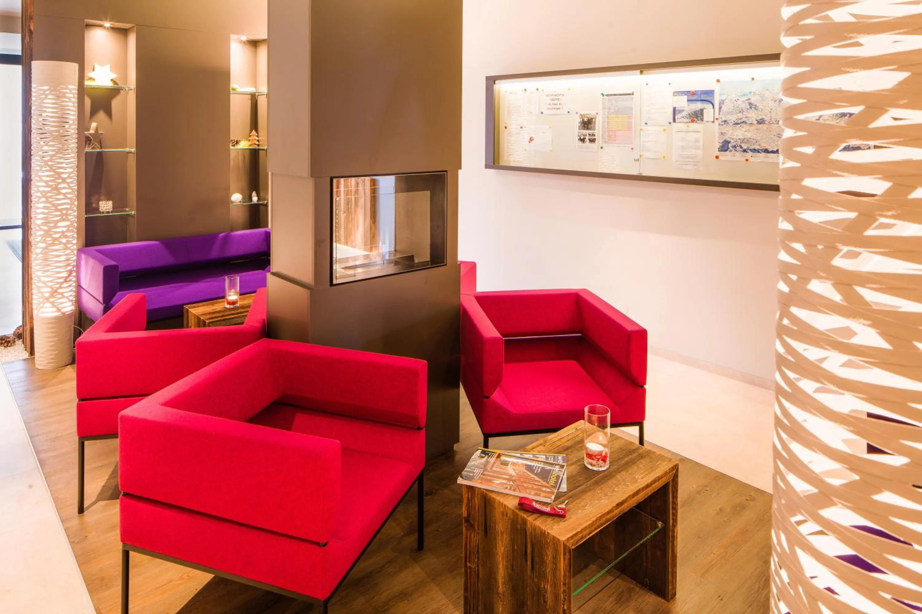 Lobby or reception in Hotel Krone