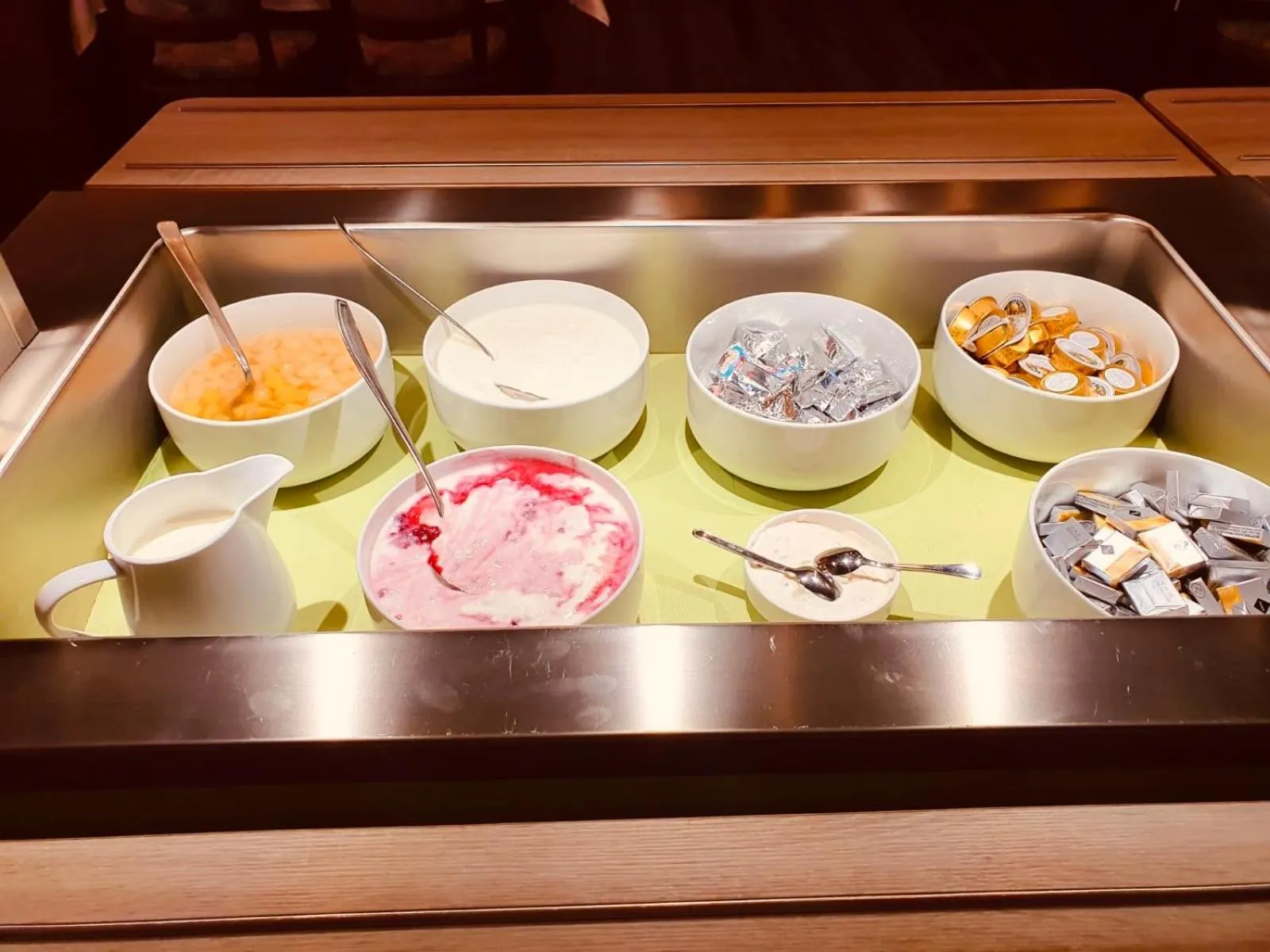 Buffet breakfast in Hotel Krone