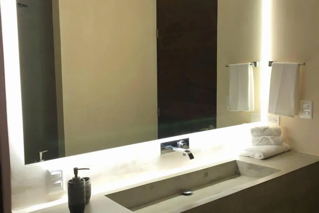 Bathroom in Luxury 2 BDR 2 BTH 2 Bikes Jacuzzi FibOptic WiFi.