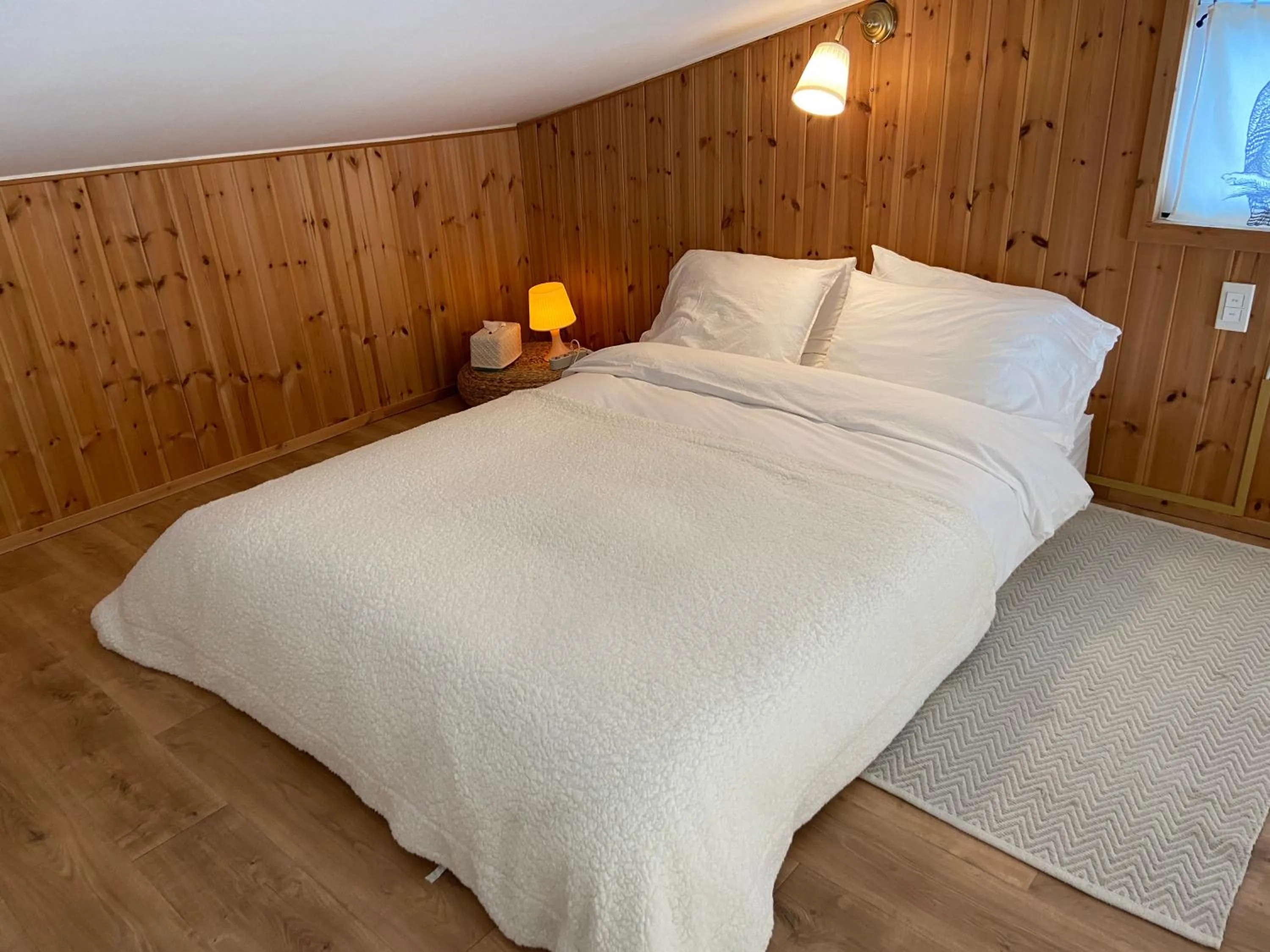 Bed in La Pause Pension