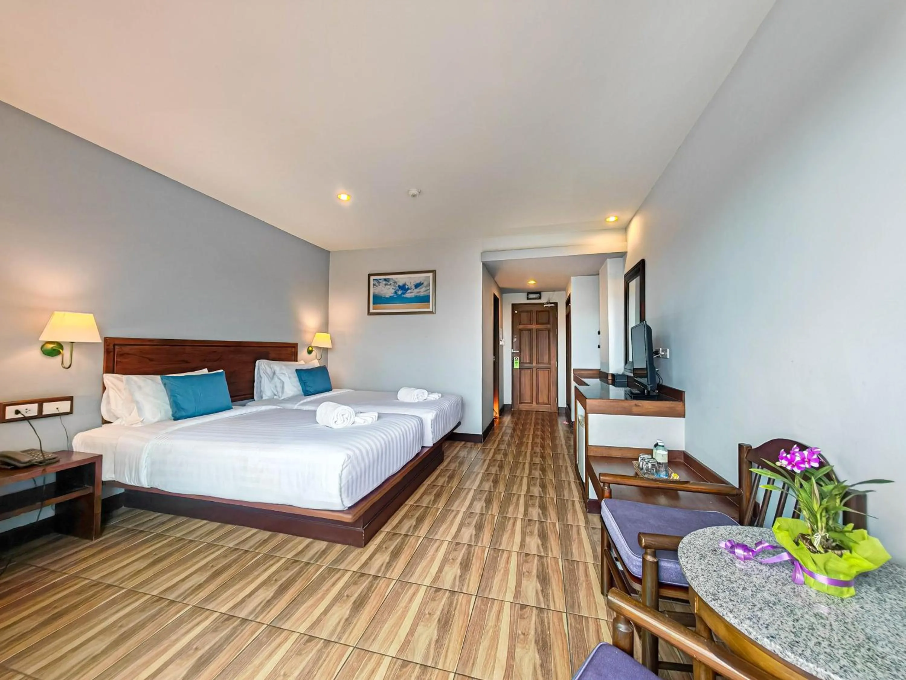 Bed in Savotel Hotel