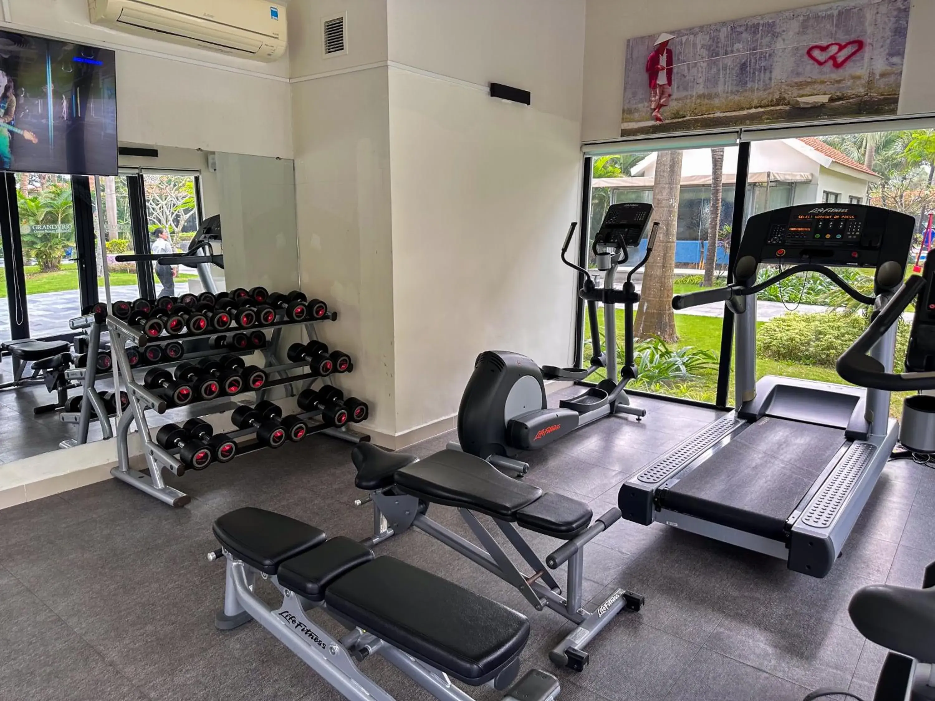 Fitness centre/facilities in Grandvrio Ocean Resort Danang Fitness centre/facilities in Grandvrio Ocean Resort Danang