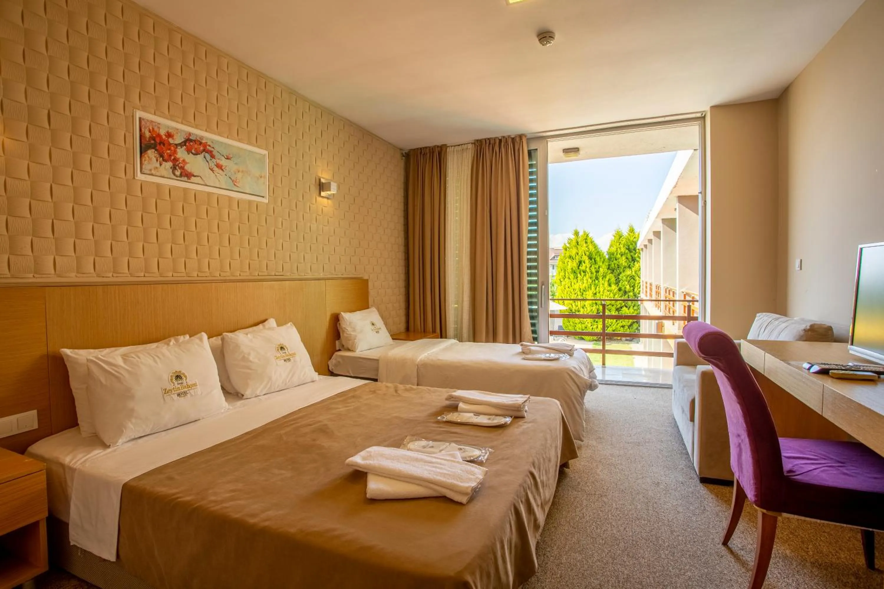 Photo of the whole room, Bed in Zeytin Bahcesi Hotel