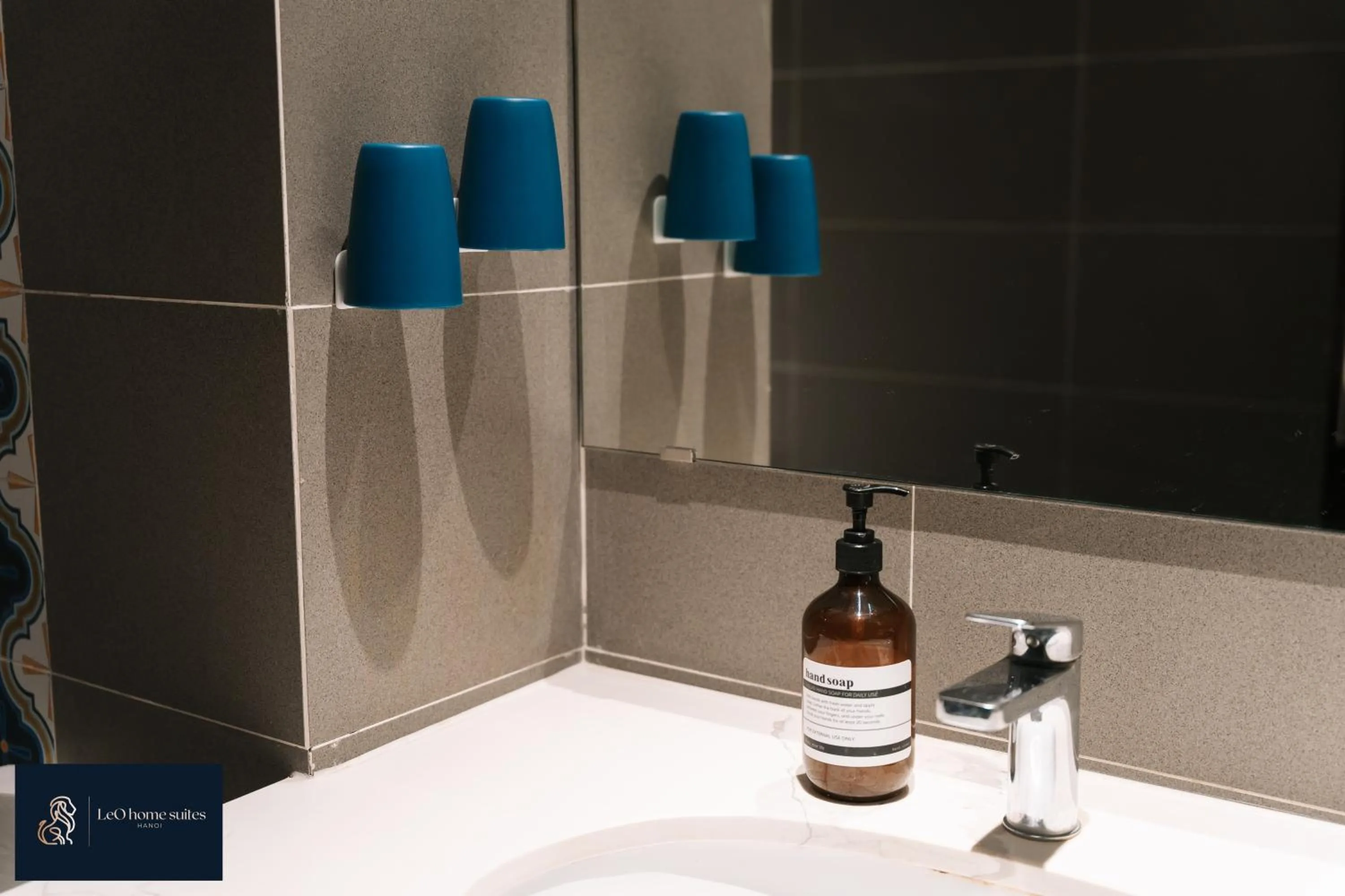 Bathroom in High-ser Apt w Greenview, Projector and 2BR incenter - So warmly and spacious