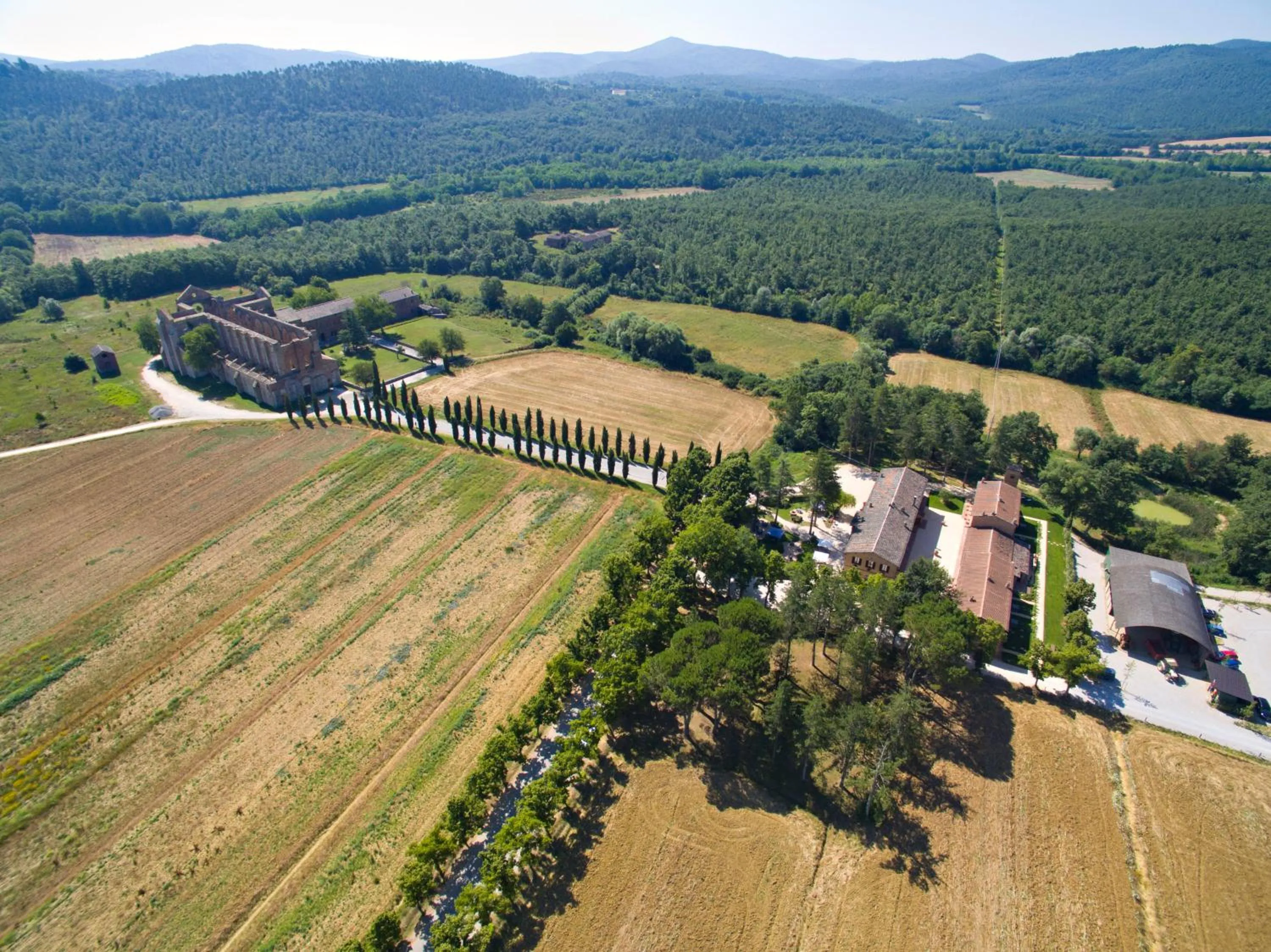 Bird's eye view in Agriturismo San Galgano