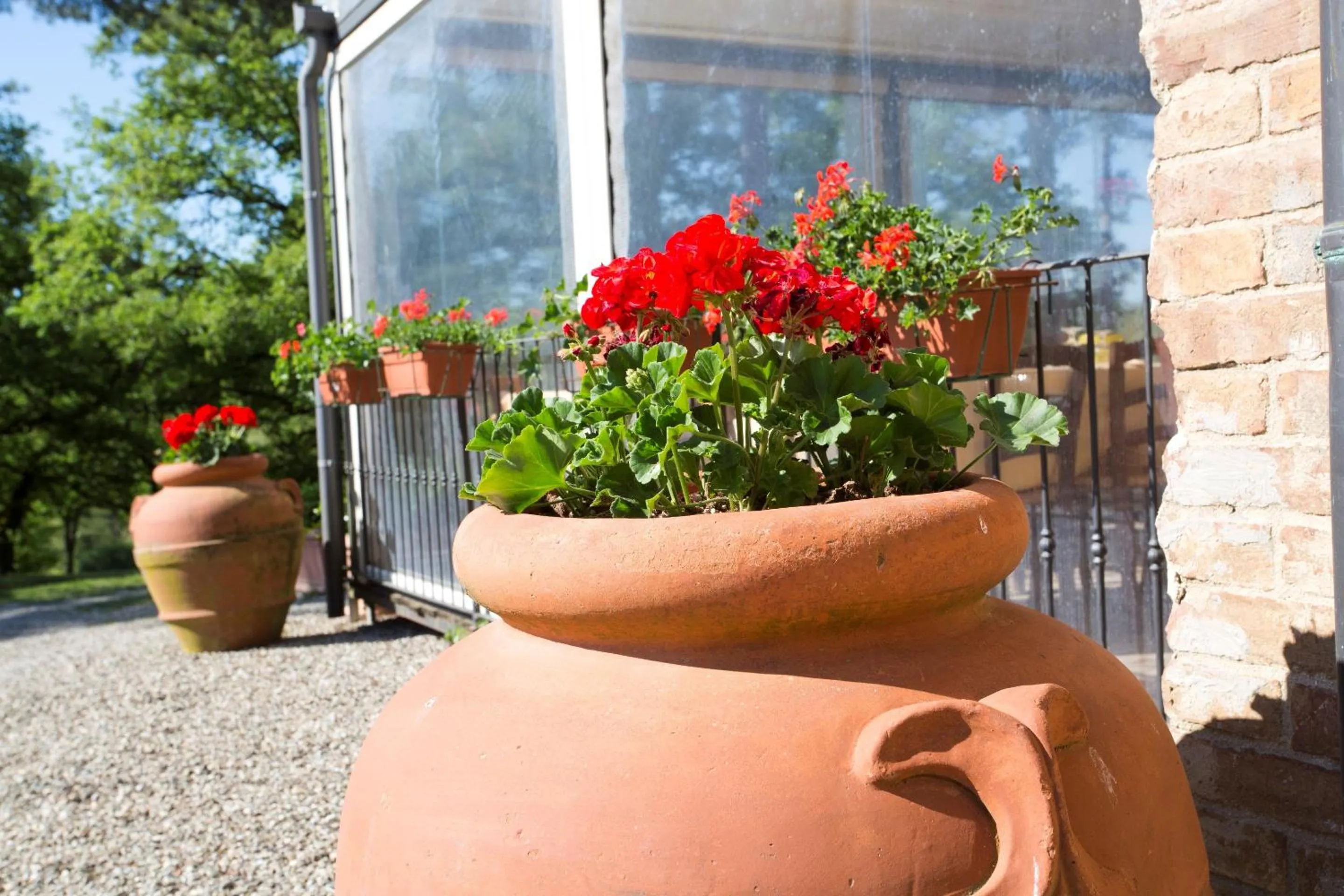 Decorative detail in Agriturismo San Galgano