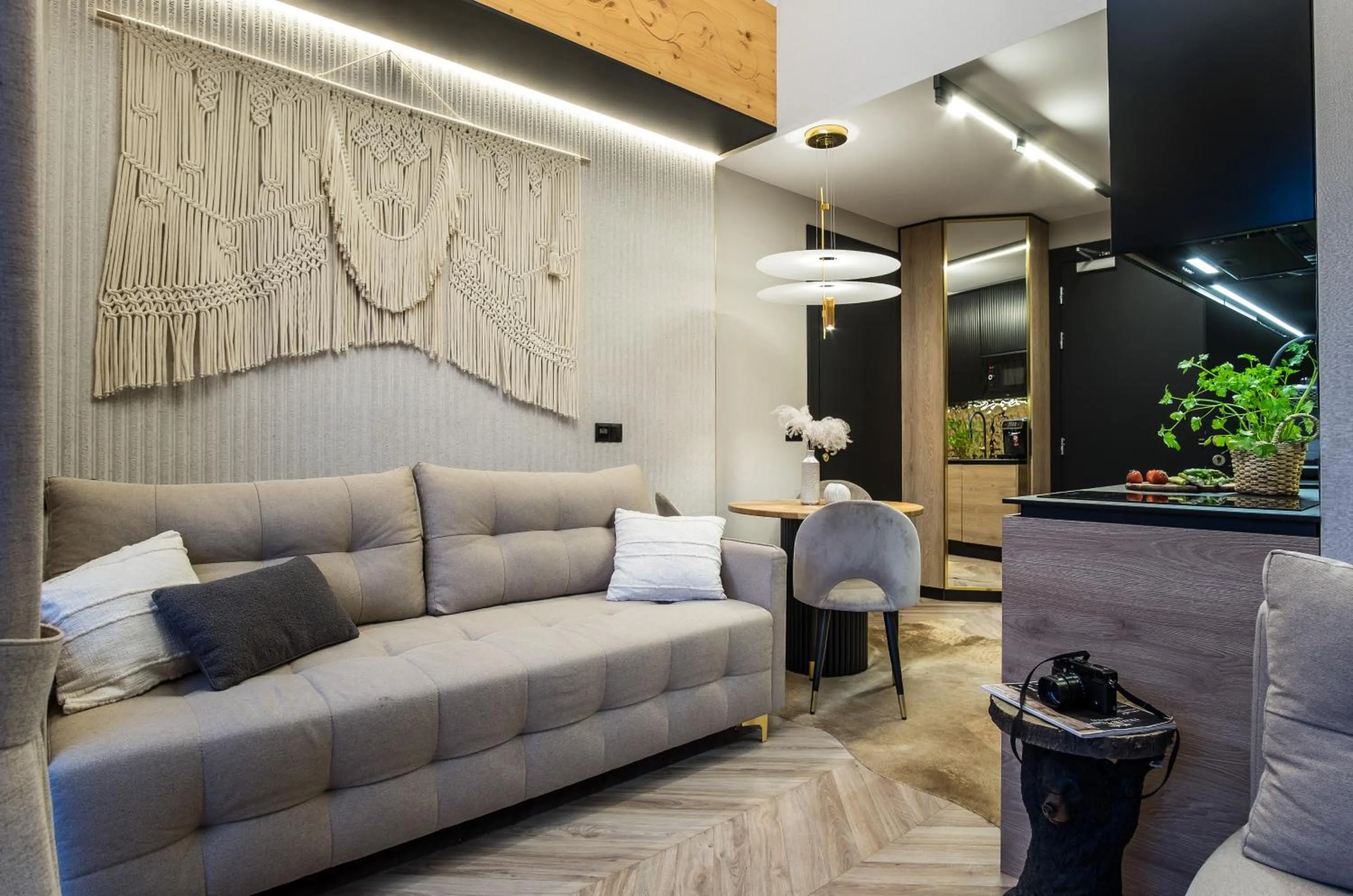 Living room in Apart-Center Złota Residence