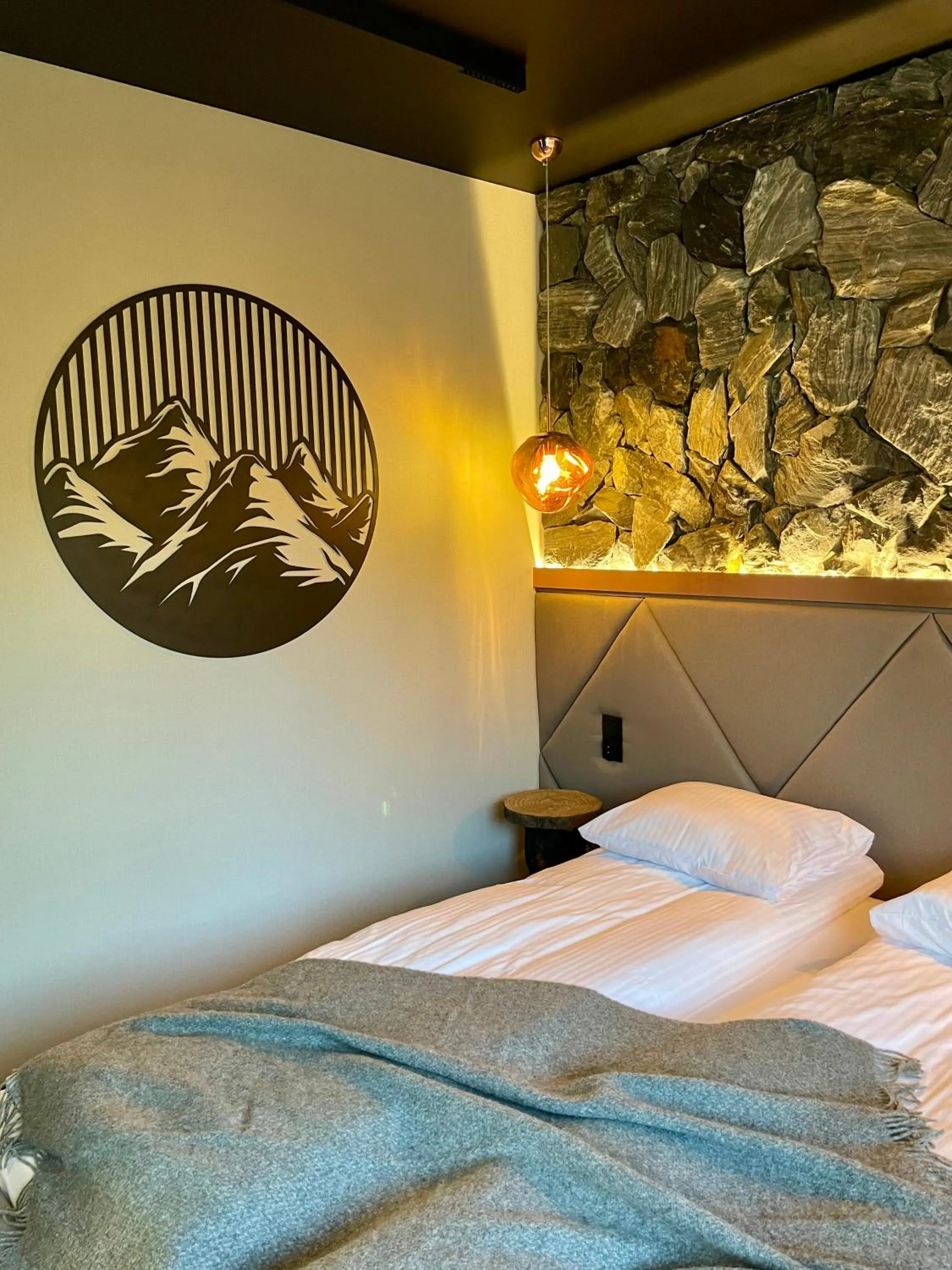 Bed in Apart-Center Złota Residence