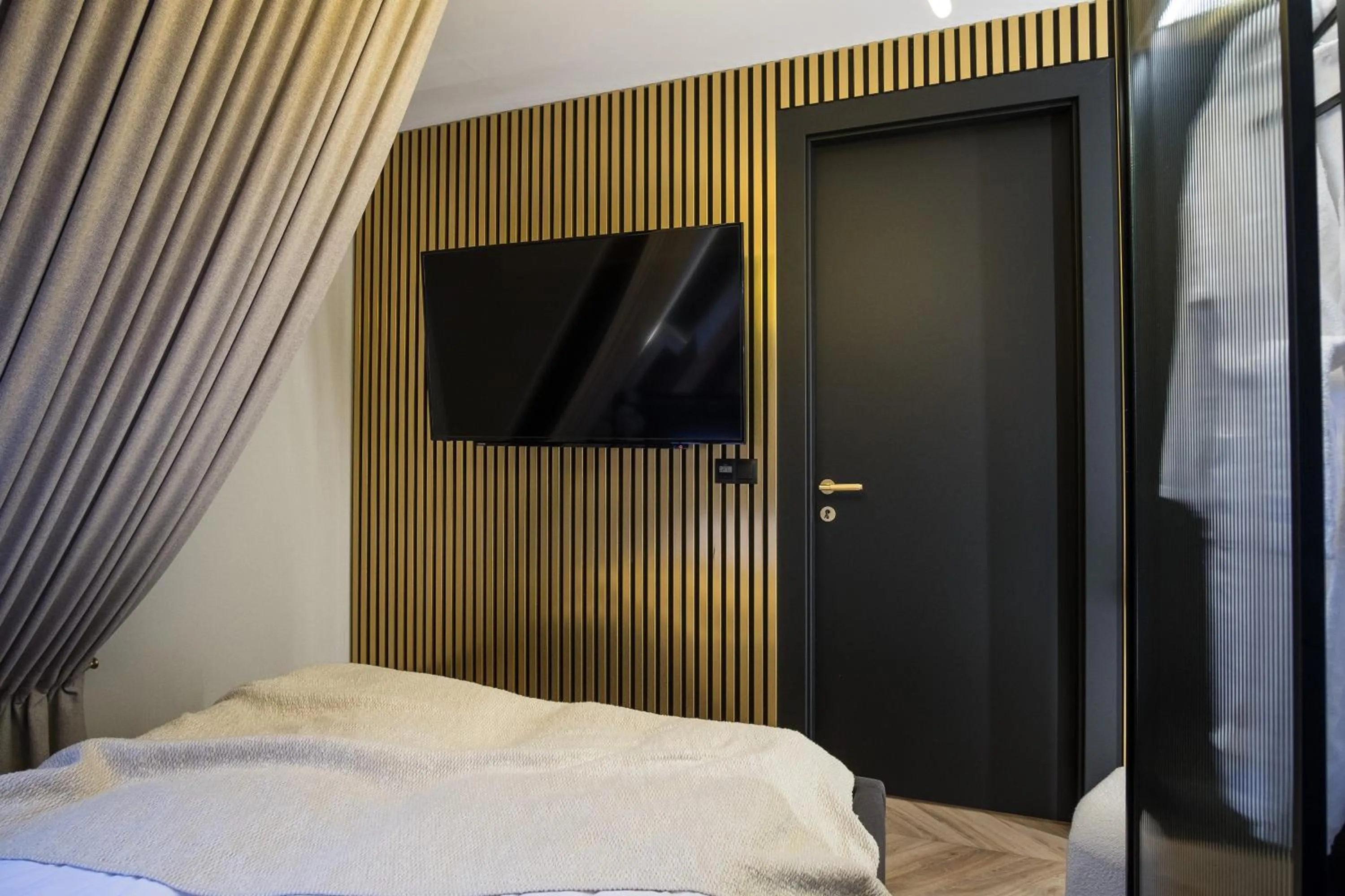 Bedroom, Bed in Apart-Center Złota Residence