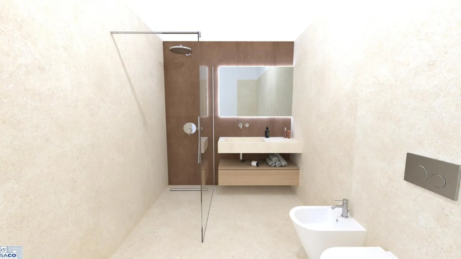 Shower in Pantanello Rooms Avola