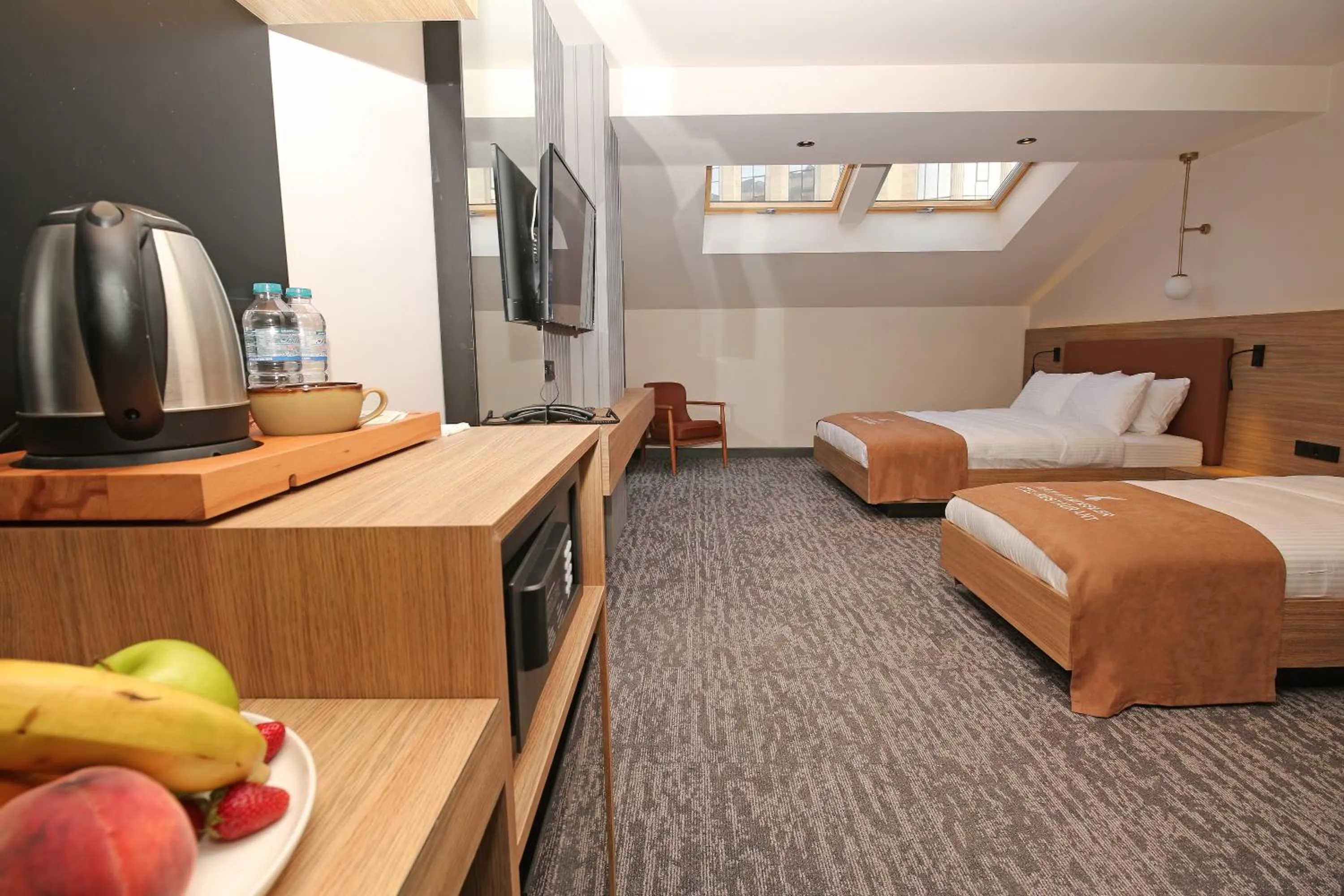 Bed in İnanlar City Hotel