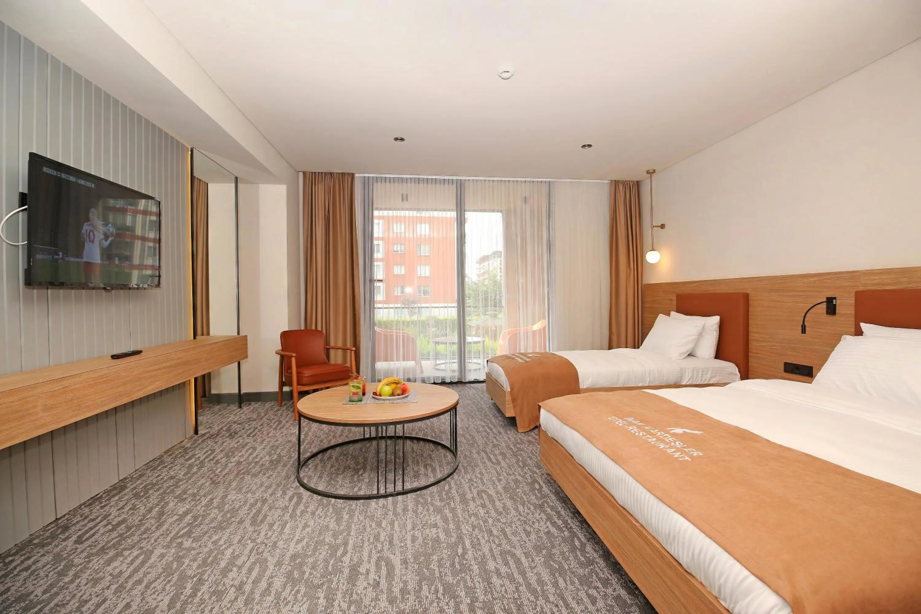 Bed in İnanlar City Hotel